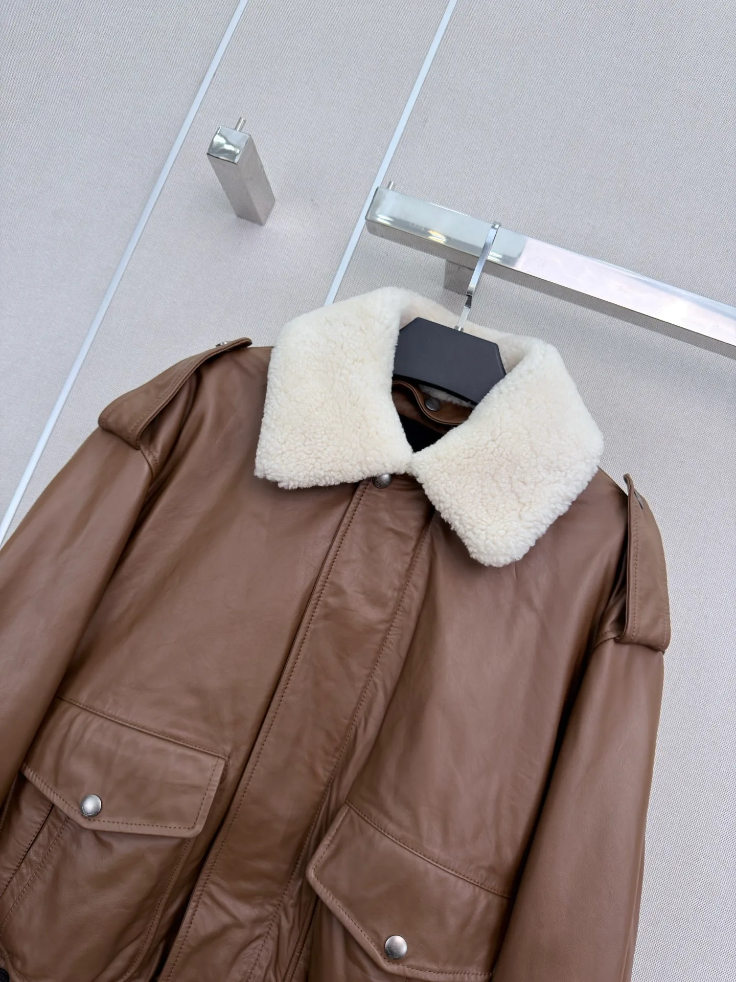 Women's Leather Jackets And Sheepskin Coats SAINT LAURENT 18056783