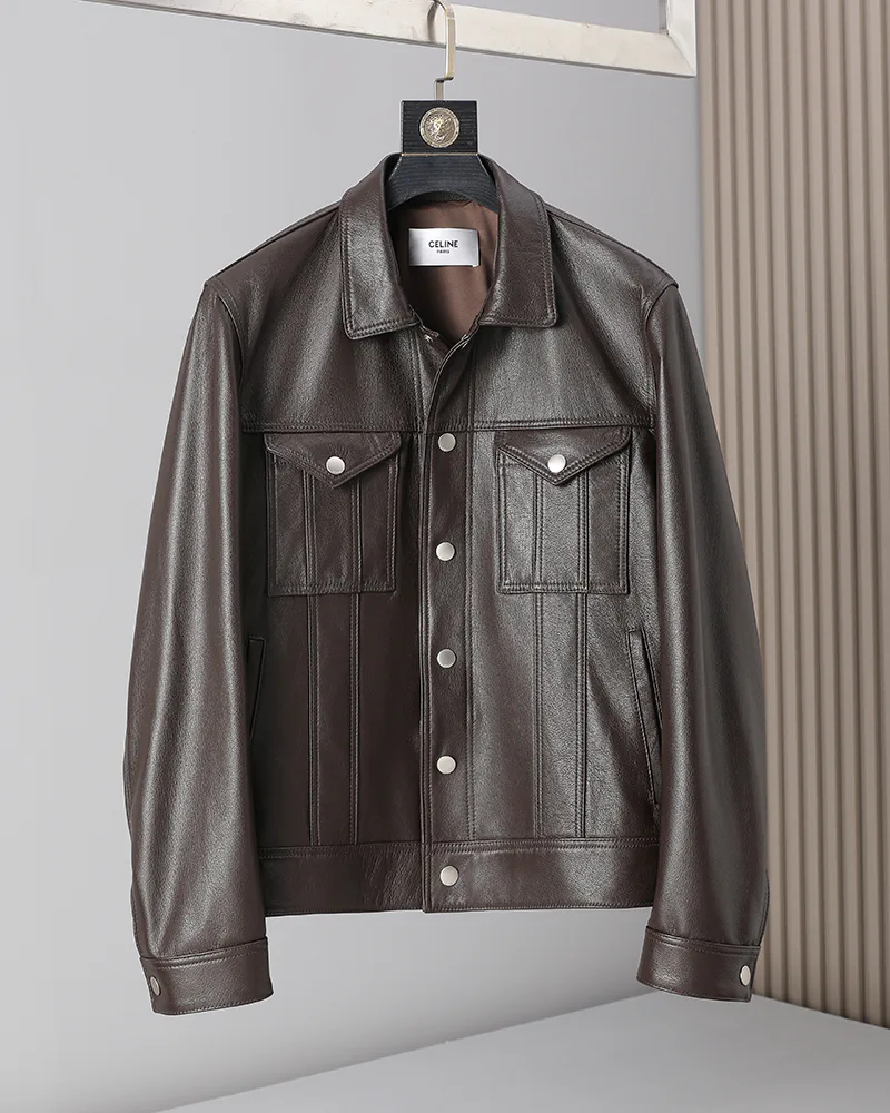 Men's Leather Jackets And Sheepskin Coats CELINE 18469443