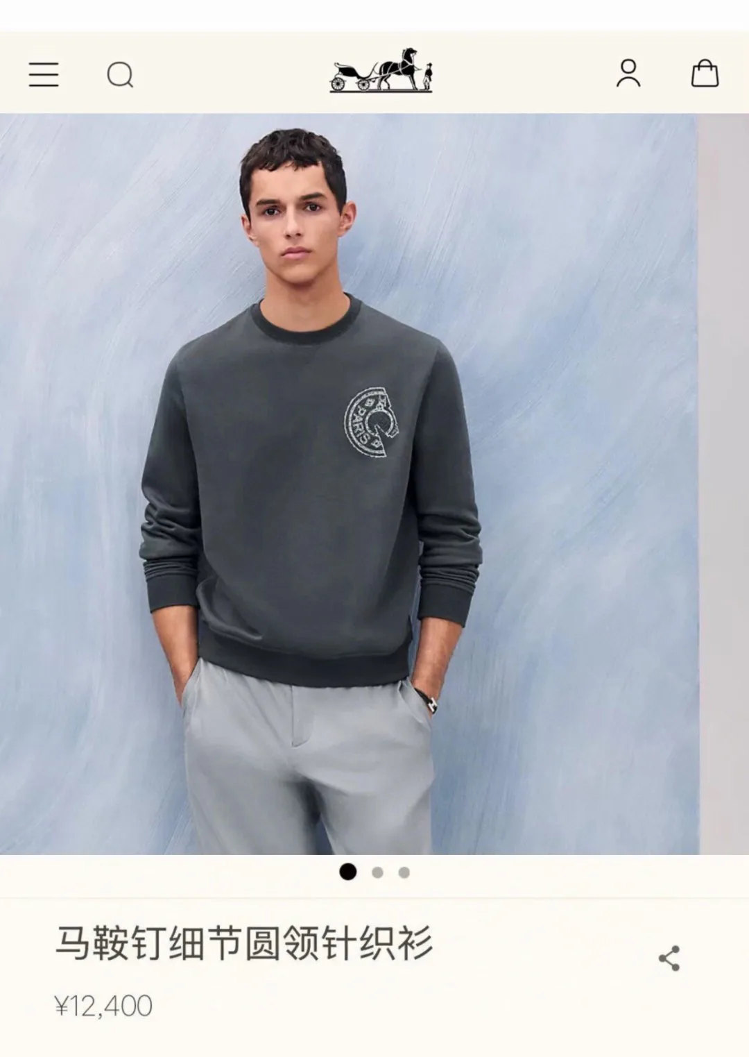 Men's Sweatshirts And Hoodies HERMES 17933359