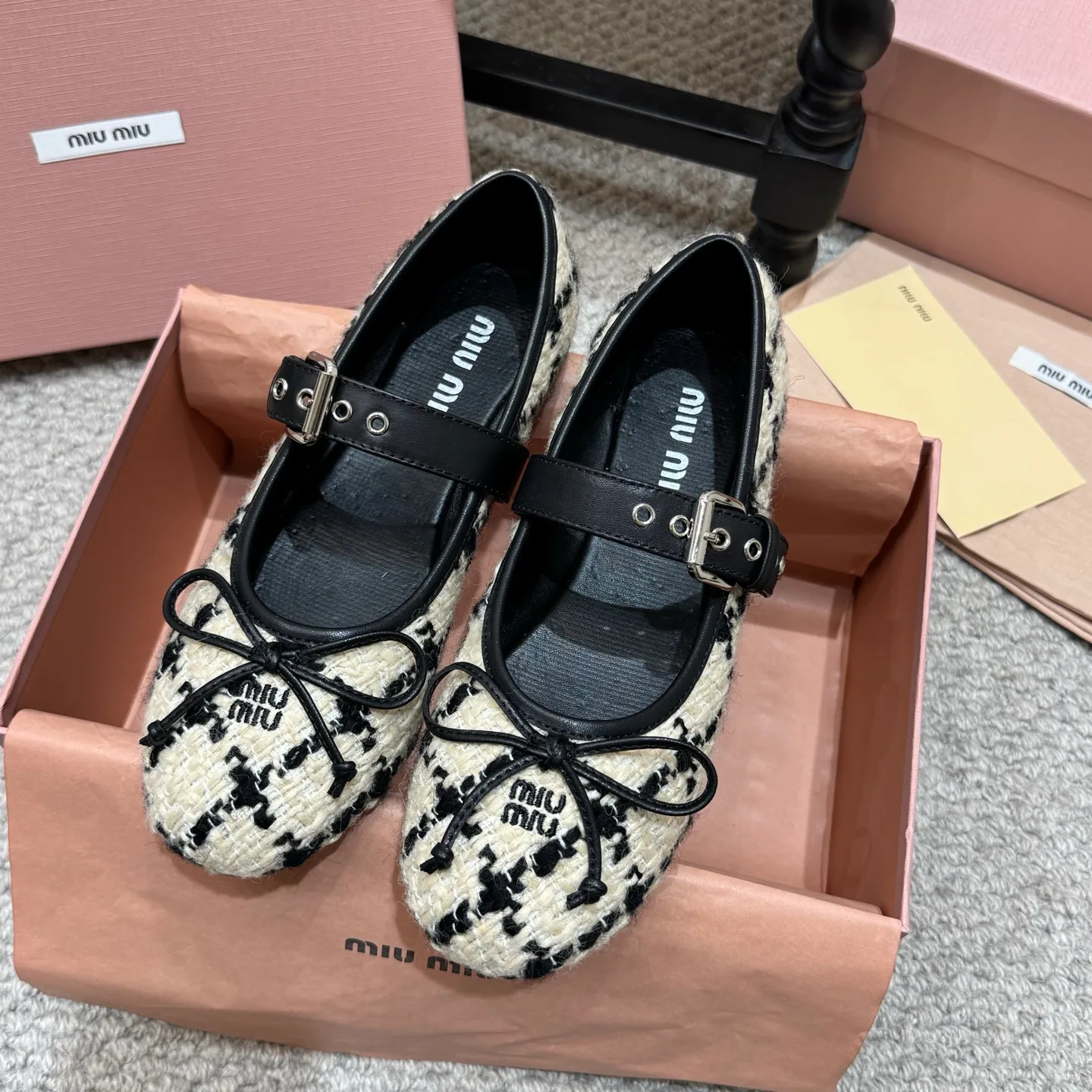 Балетки Женские Miu Miu 18676040