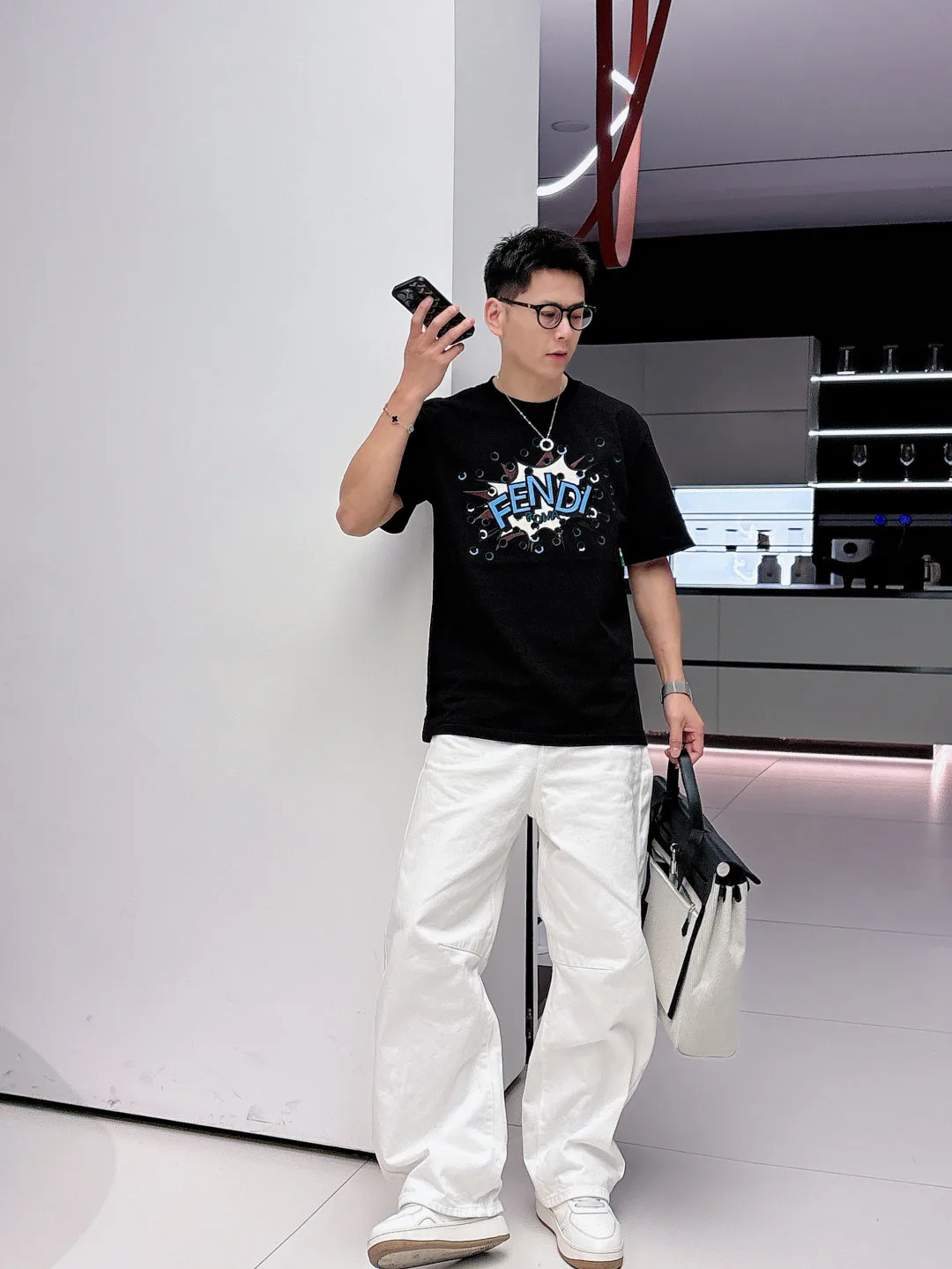 Men's T-Shirts FENDI 17349053