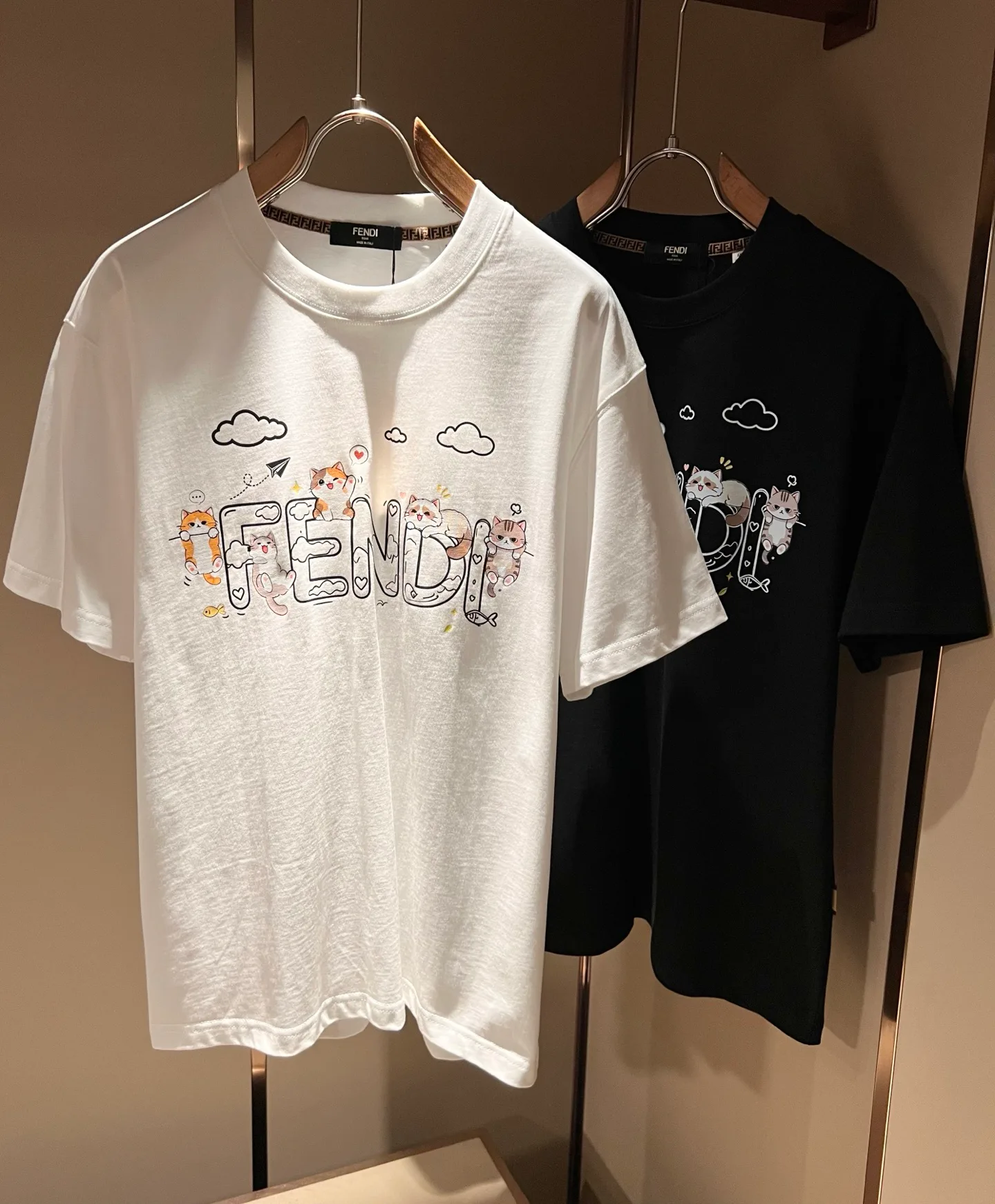 Men's T-Shirts FENDI 18292879