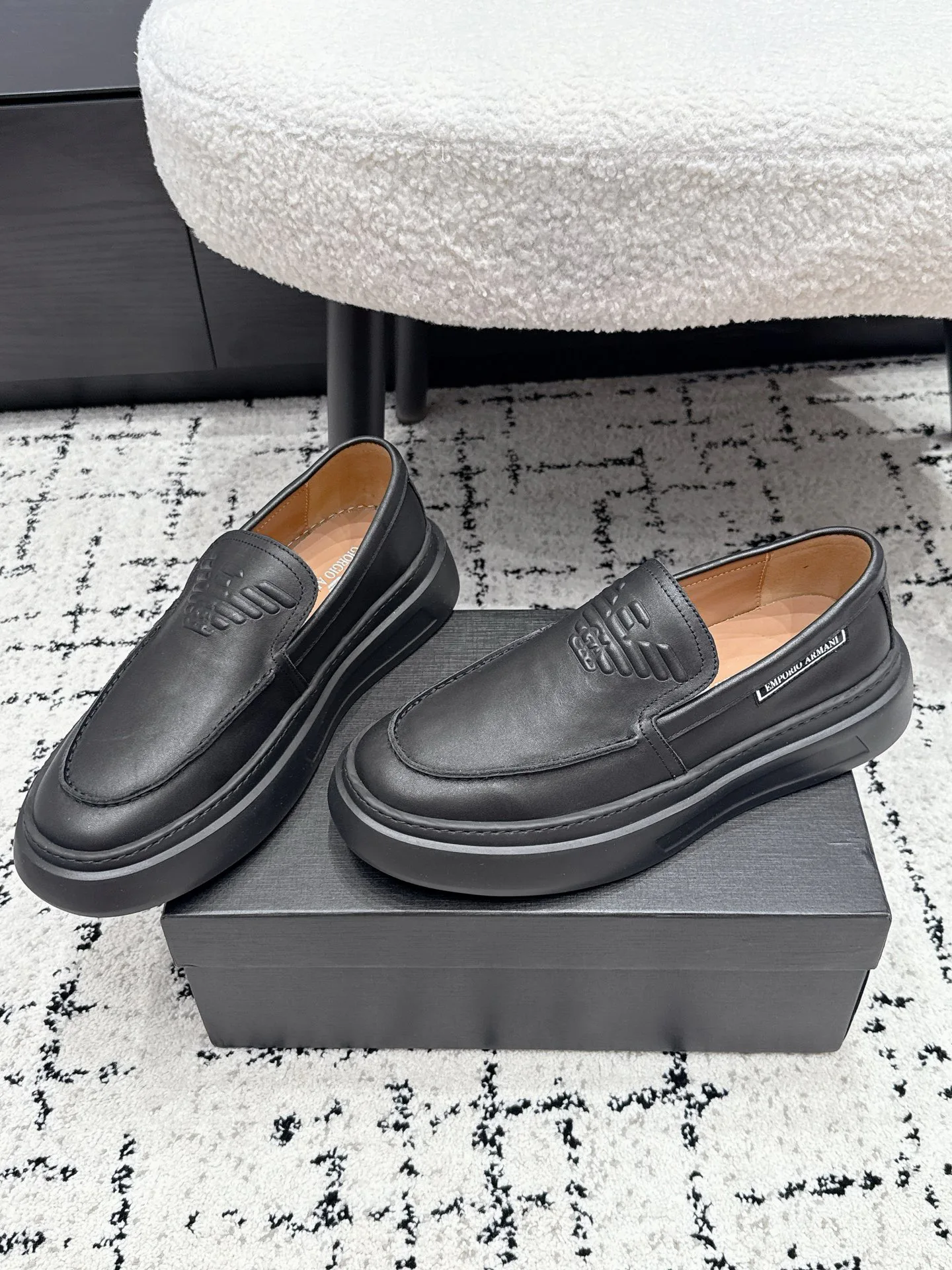 Men's Loafers And Dress Shoes ARMANI 17106852