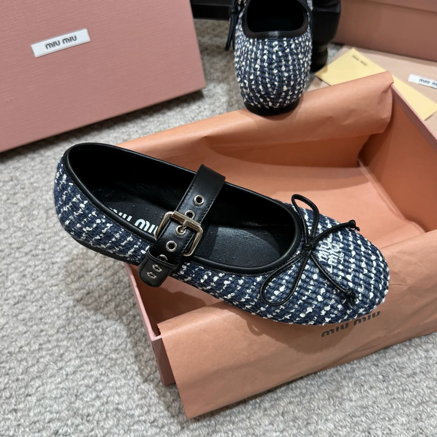 Балетки Женские Miu Miu 18676036