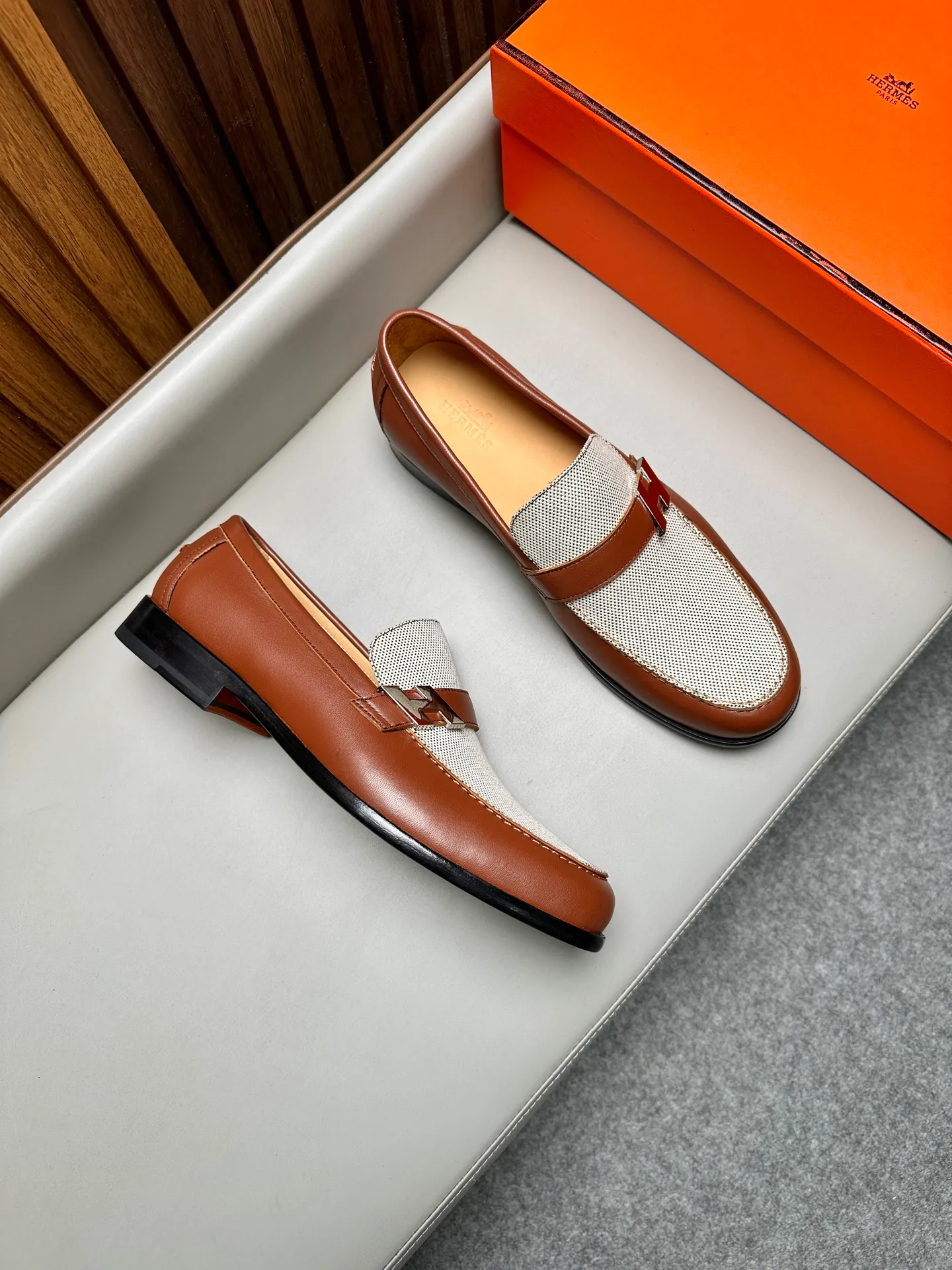 Men's Loafers And Dress Shoes HERMES 17470905