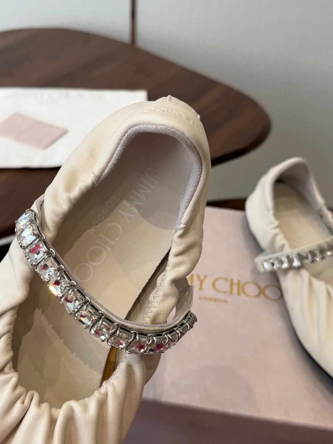 Women's Ballet Flats JIMMY CHOO 18258082