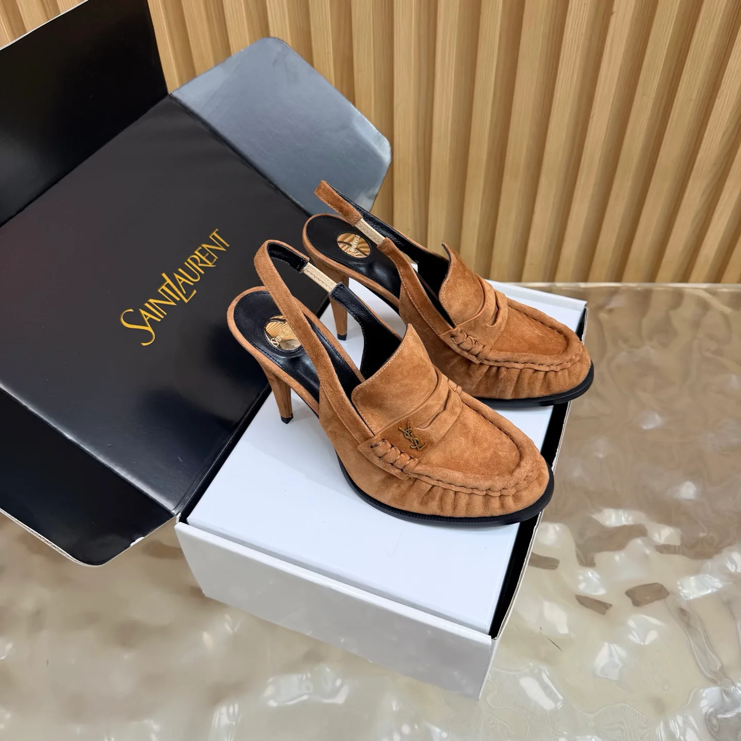 Лоферы И Мокасины Женские Saint Laurent 18645946
