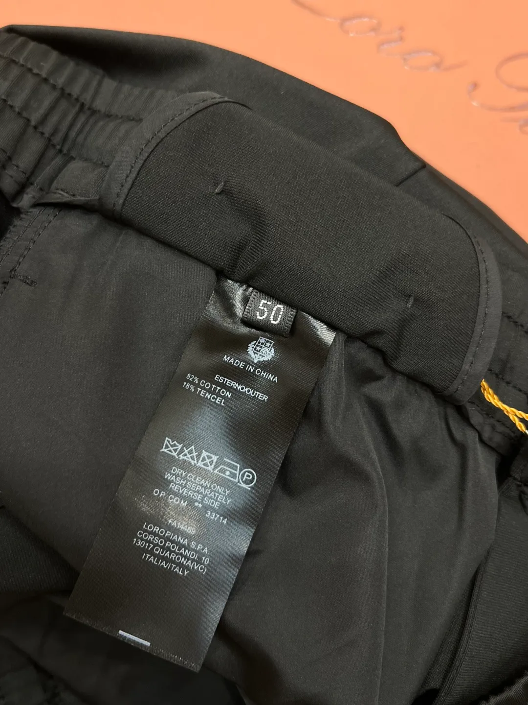 Men's Trousers LORO PIANA 17364917