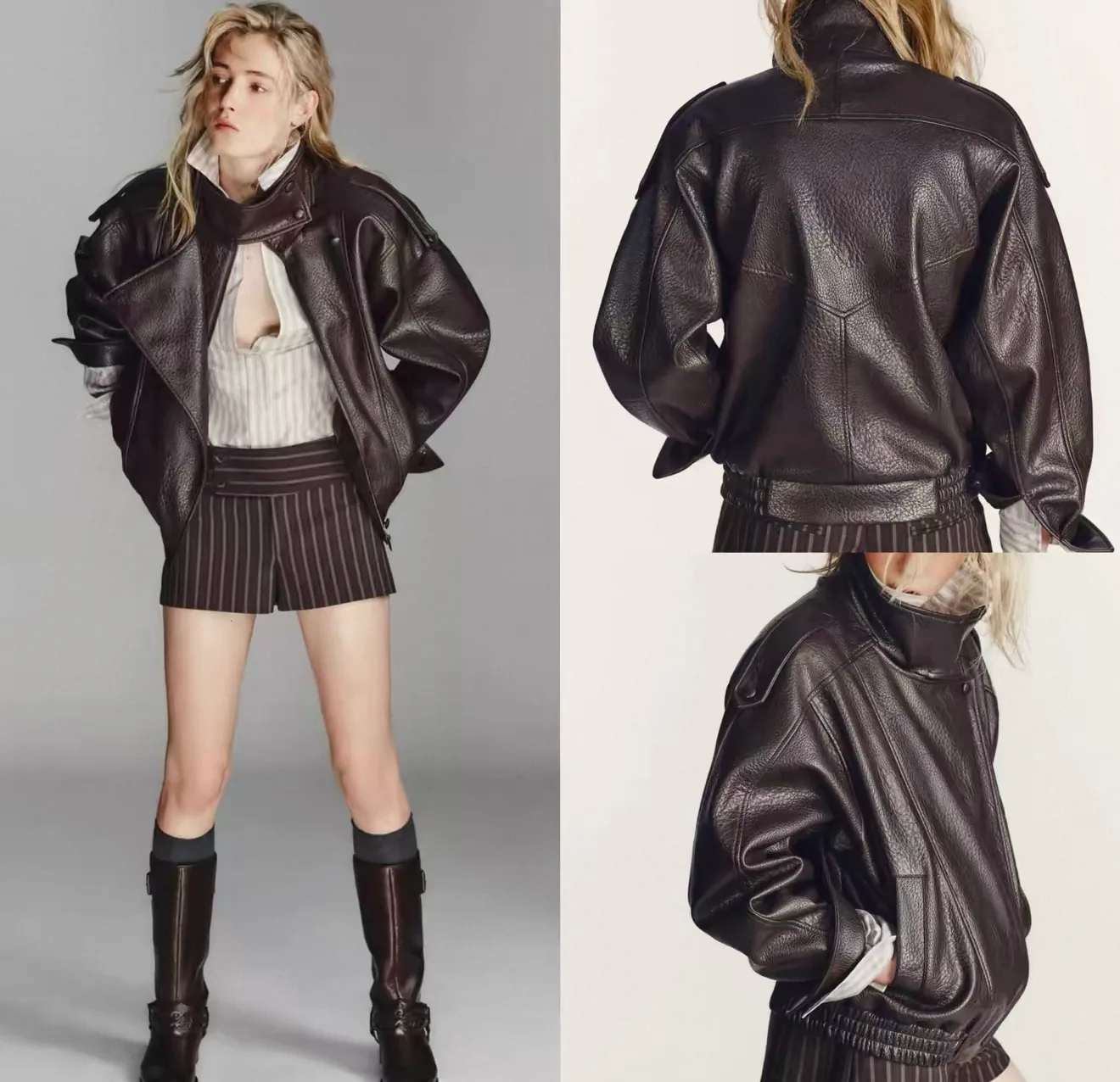 Women's Leather Jackets And Sheepskin Coats SAINT LAURENT 17867129