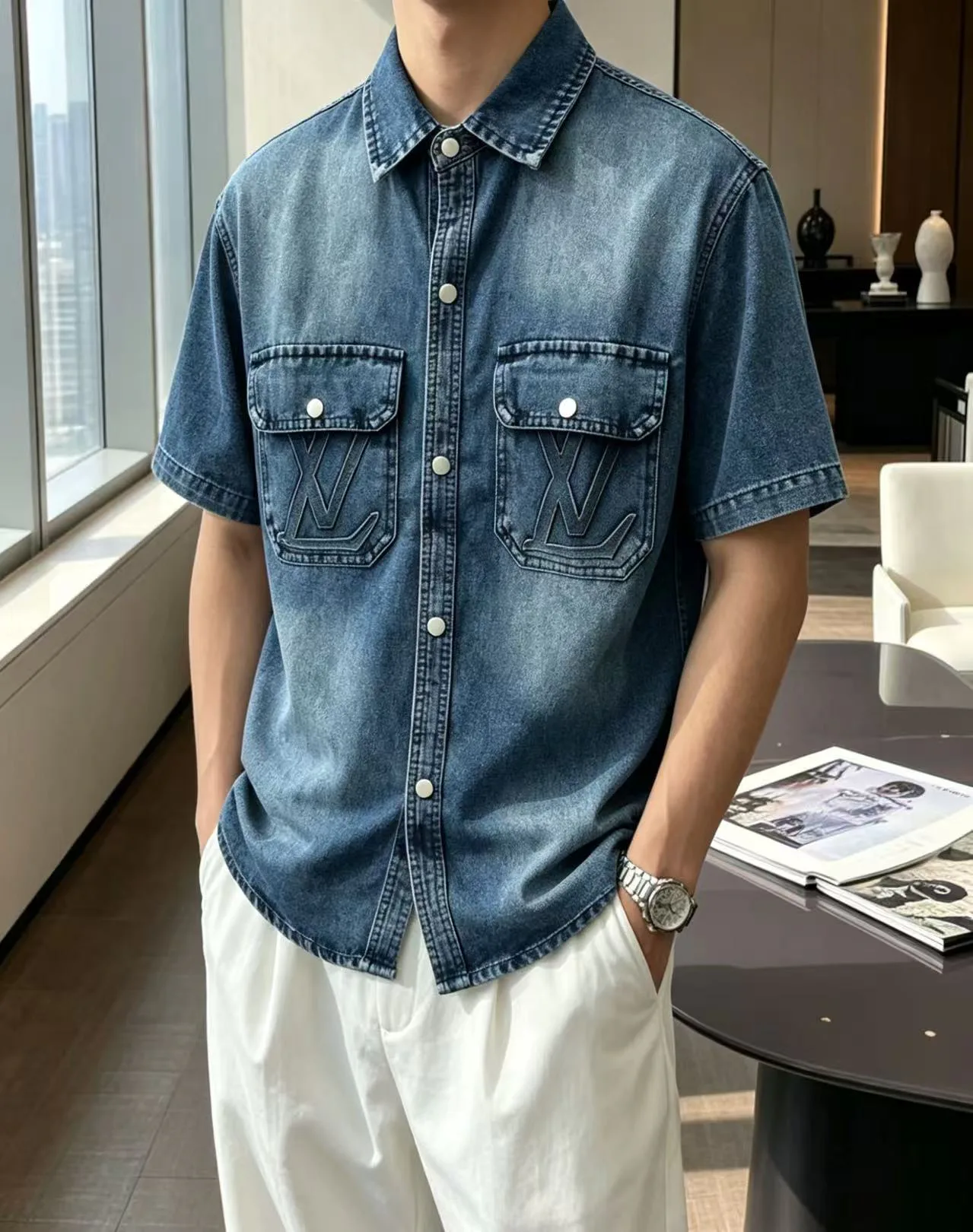 Men's Shirts LOUIS VUITTON 17343756