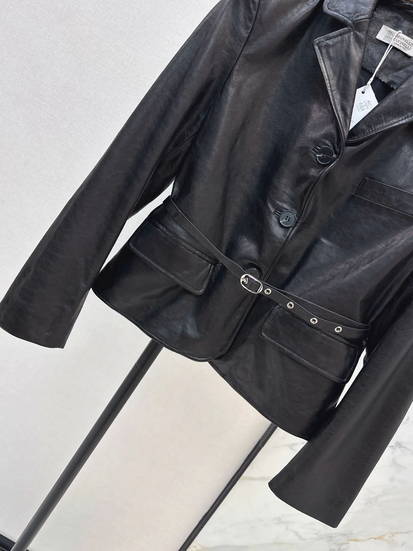 Women's Leather Jackets And Sheepskin Coats BRUNELLO CUCINELLI 18407941