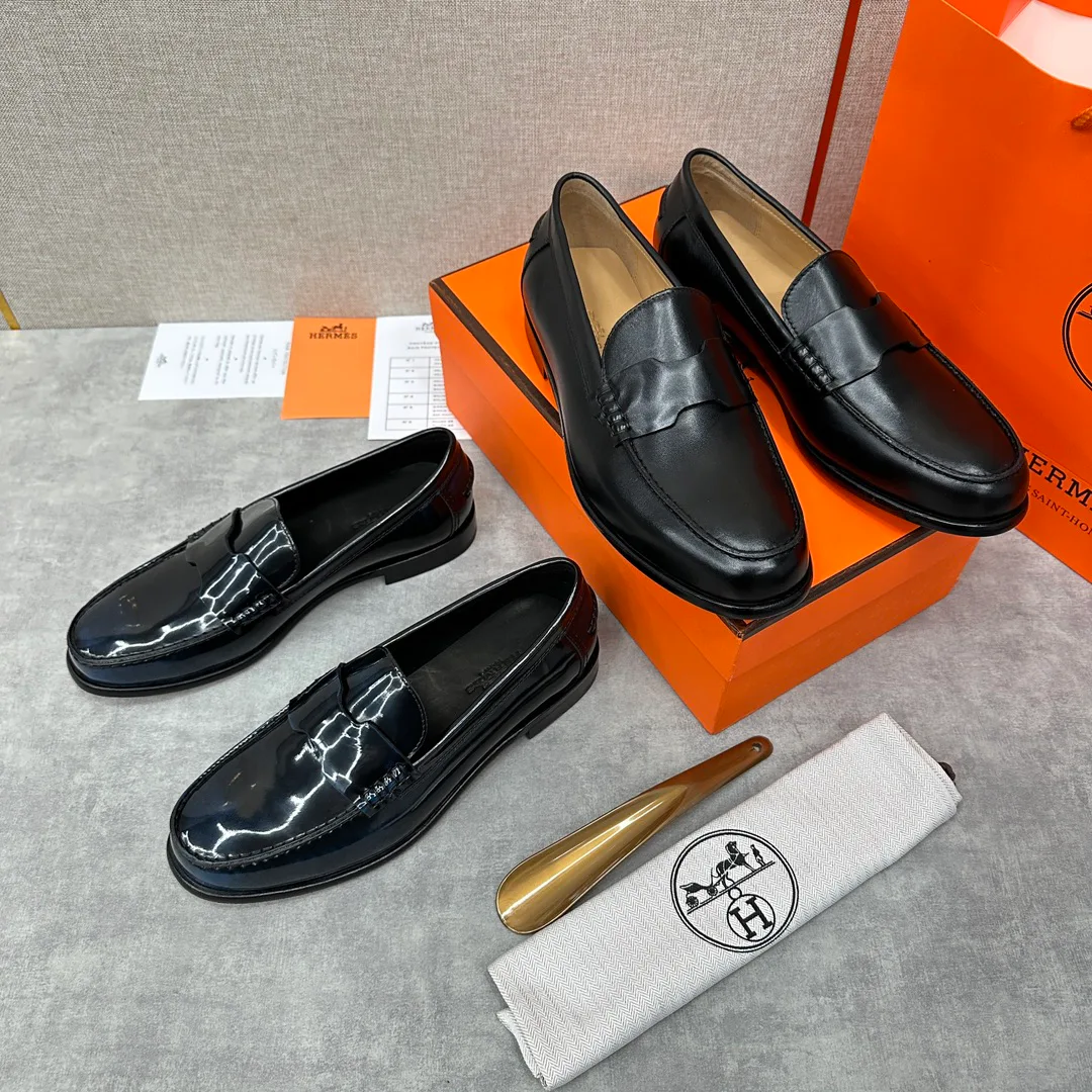 Men's Loafers And Dress Shoes HERMES 18397508