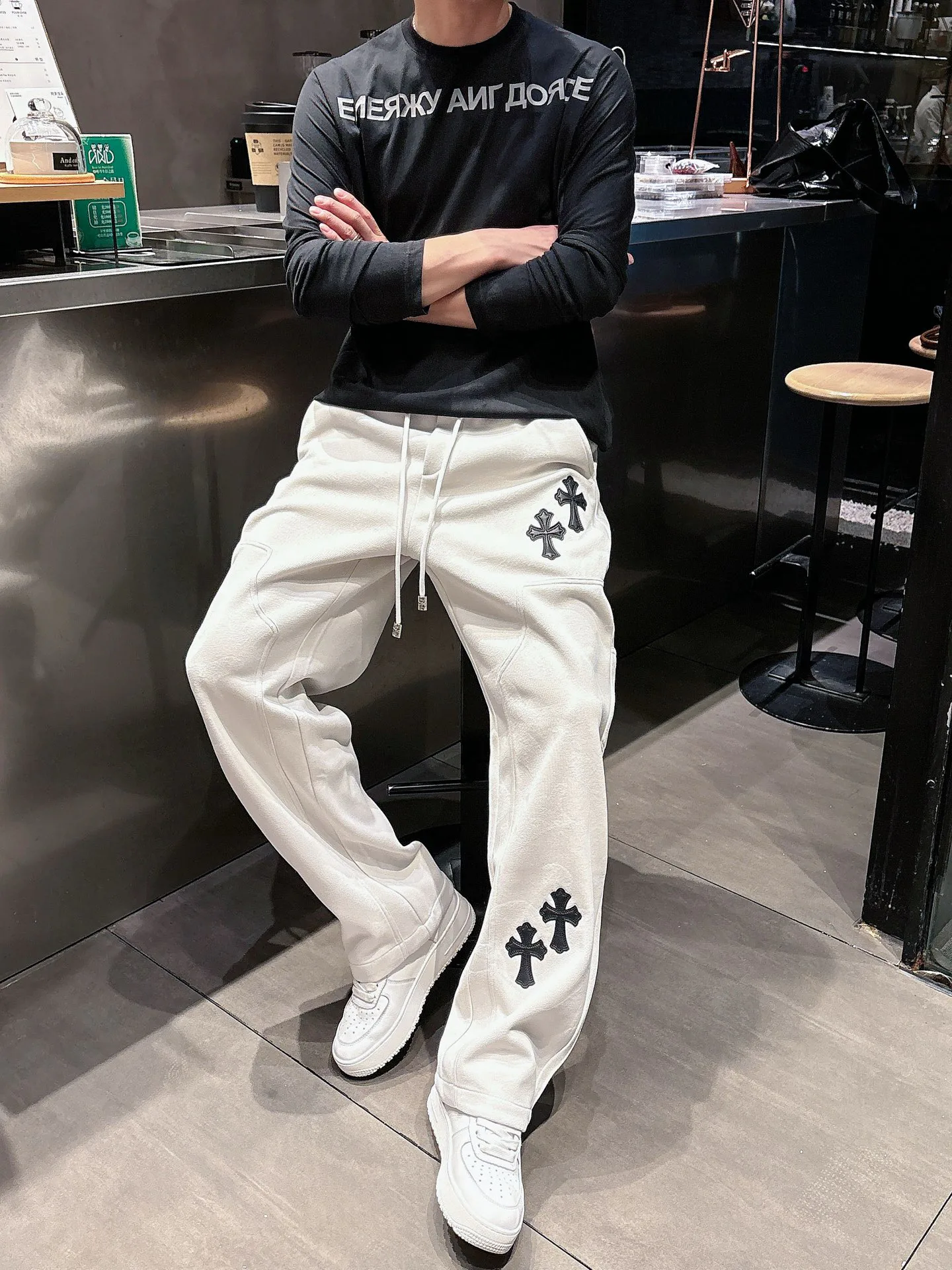 Брюки Мужские Chrome Hearts 18596833