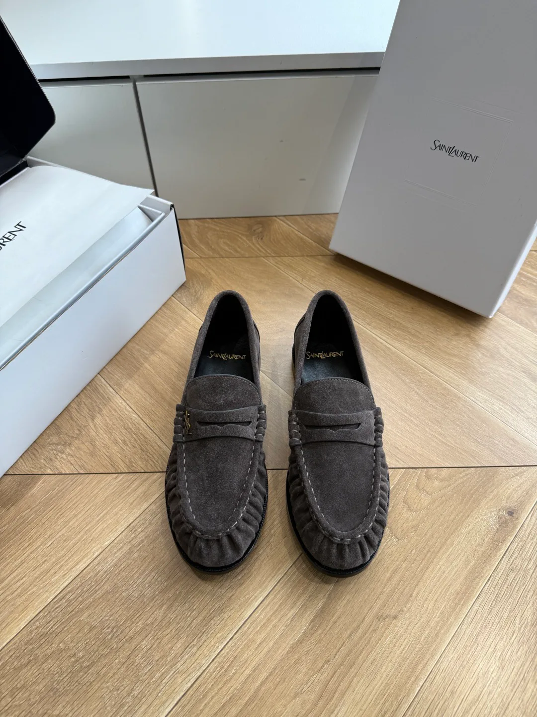 Men's Loafers And Dress Shoes SAINT LAURENT 17781551