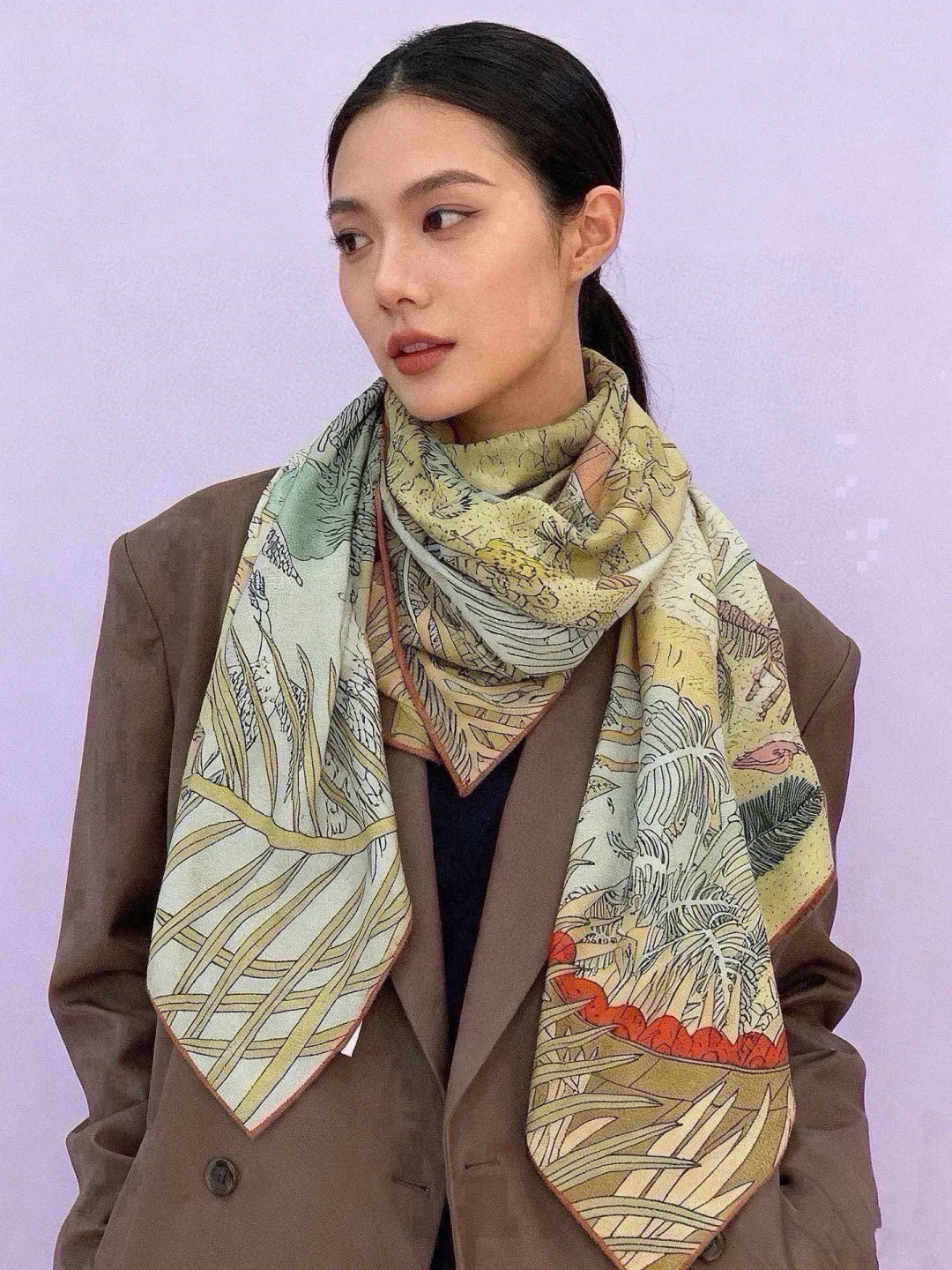 Silk Scarves HERMES 18222611