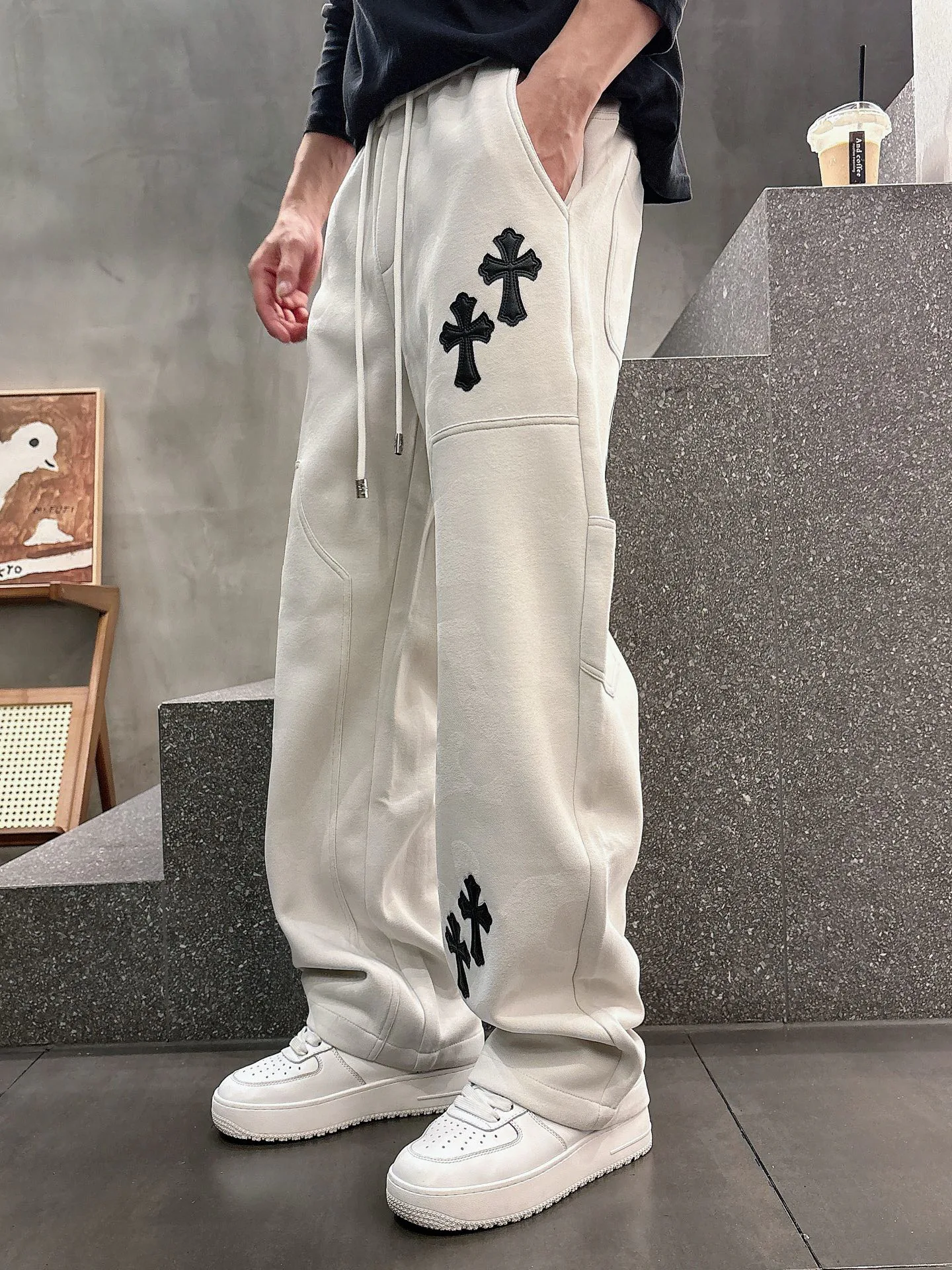 Брюки Мужские Chrome Hearts 18596833