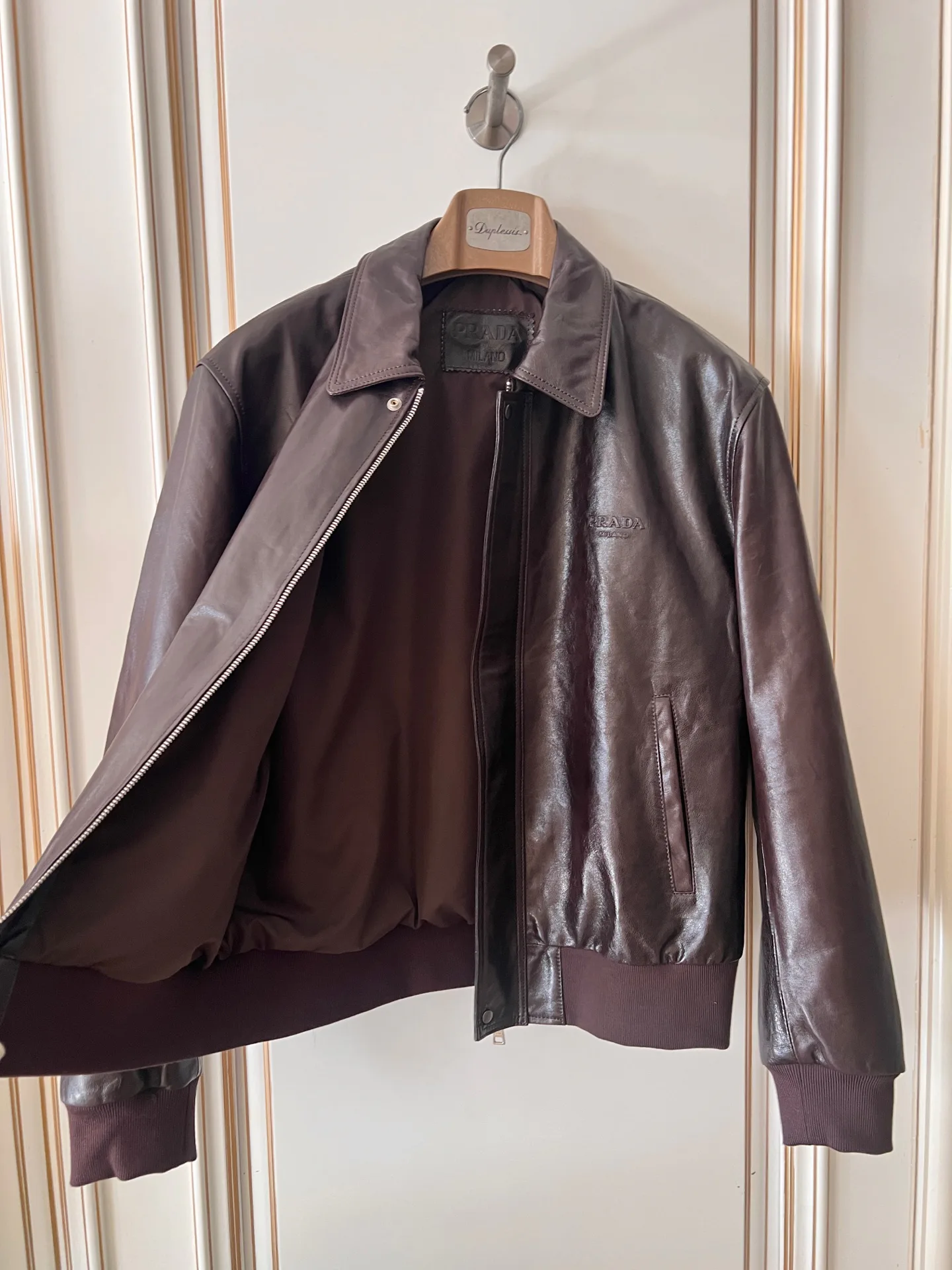 Women's Leather Jackets And Sheepskin Coats PRADA 18409020