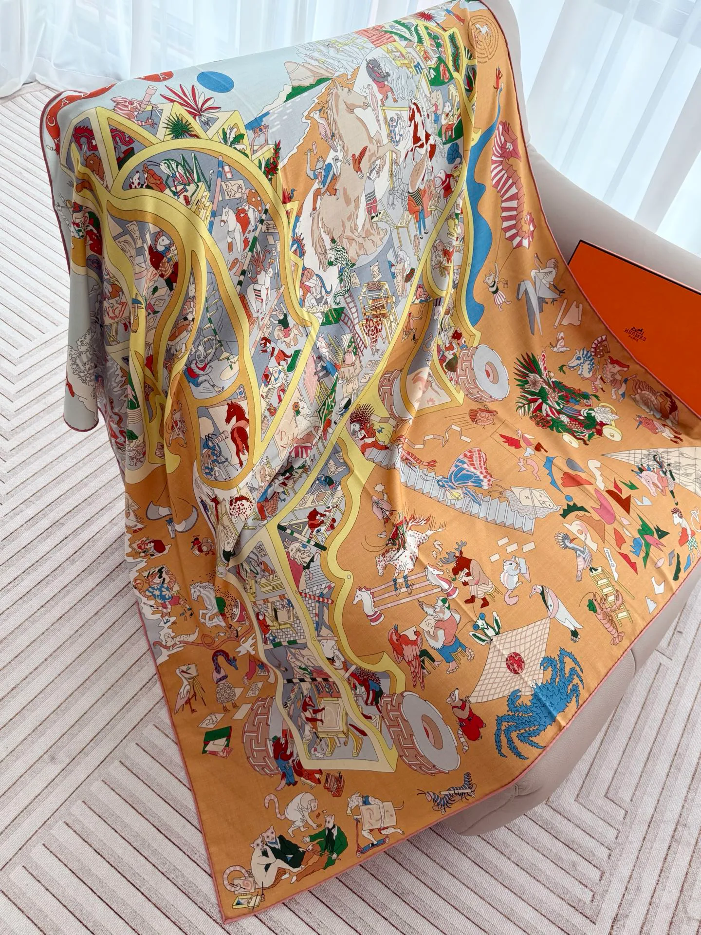 Silk Scarves HERMES 18476658