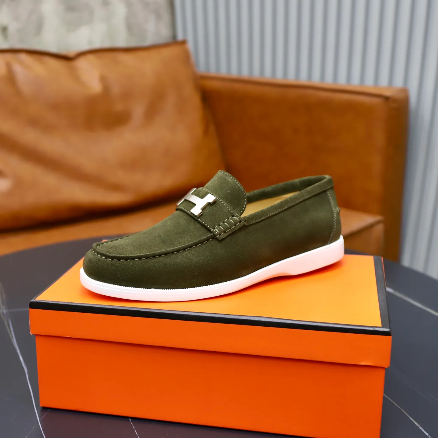 Men's Loafers And Dress Shoes HERMES 18103104