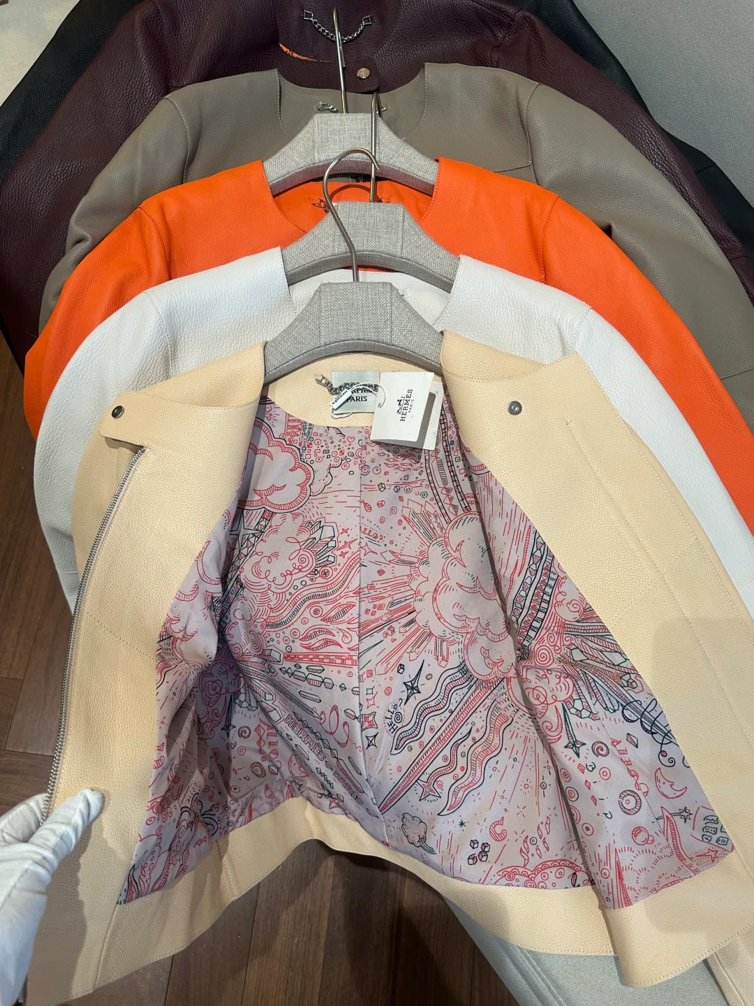 Women's Leather Jackets And Sheepskin Coats HERMES 17959689