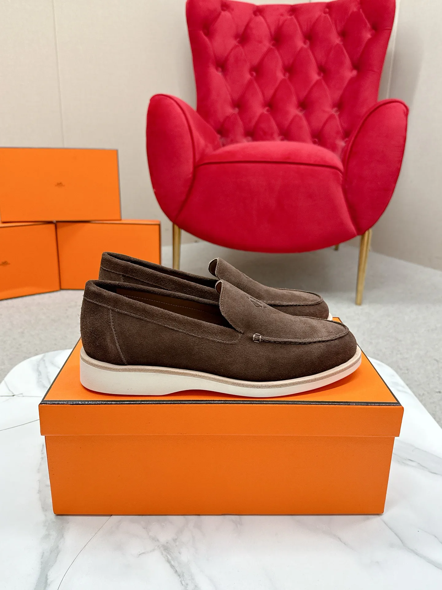Men's Loafers And Dress Shoes HERMES 17746040