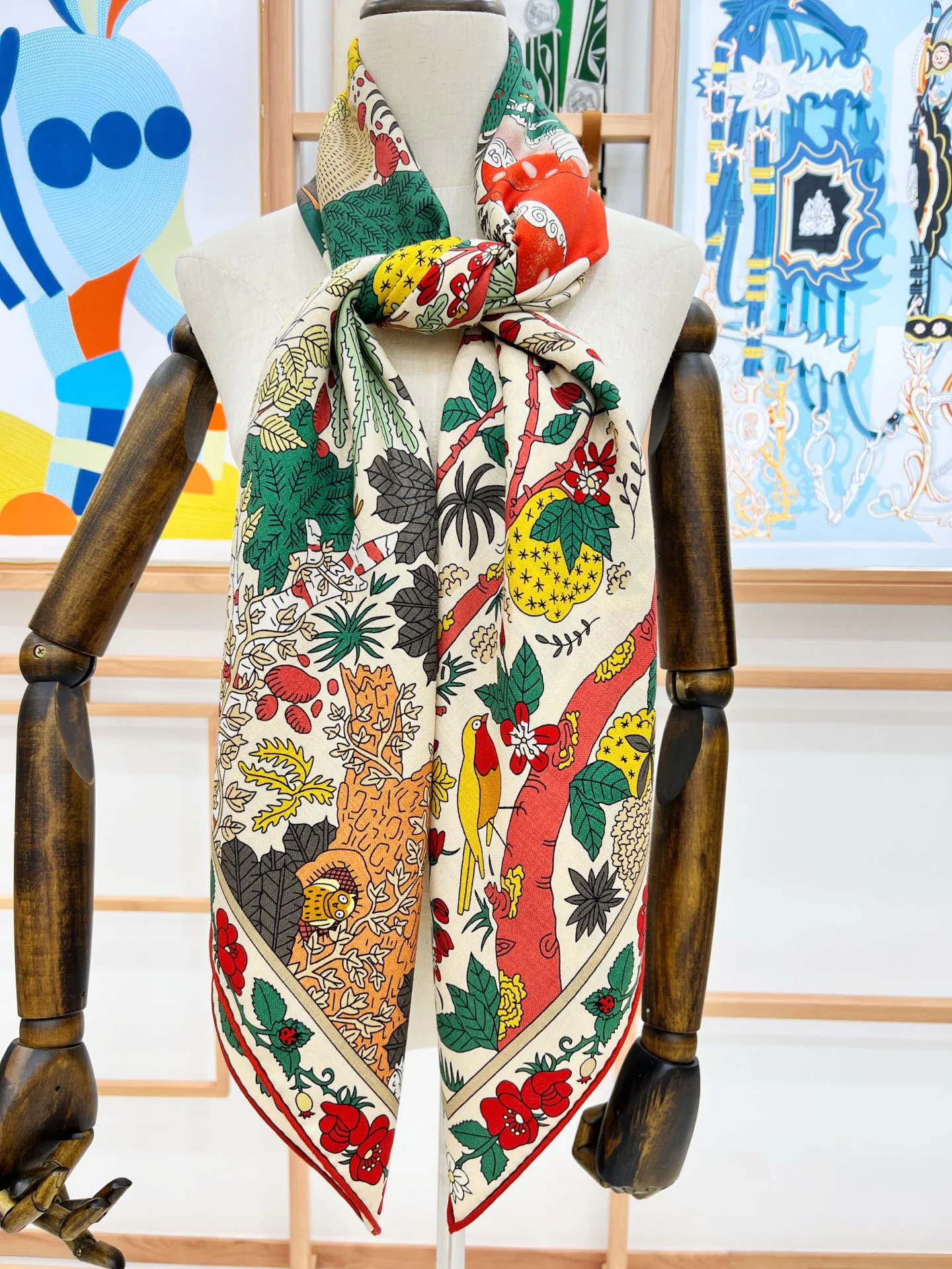 Silk Scarves HERMES 18222459