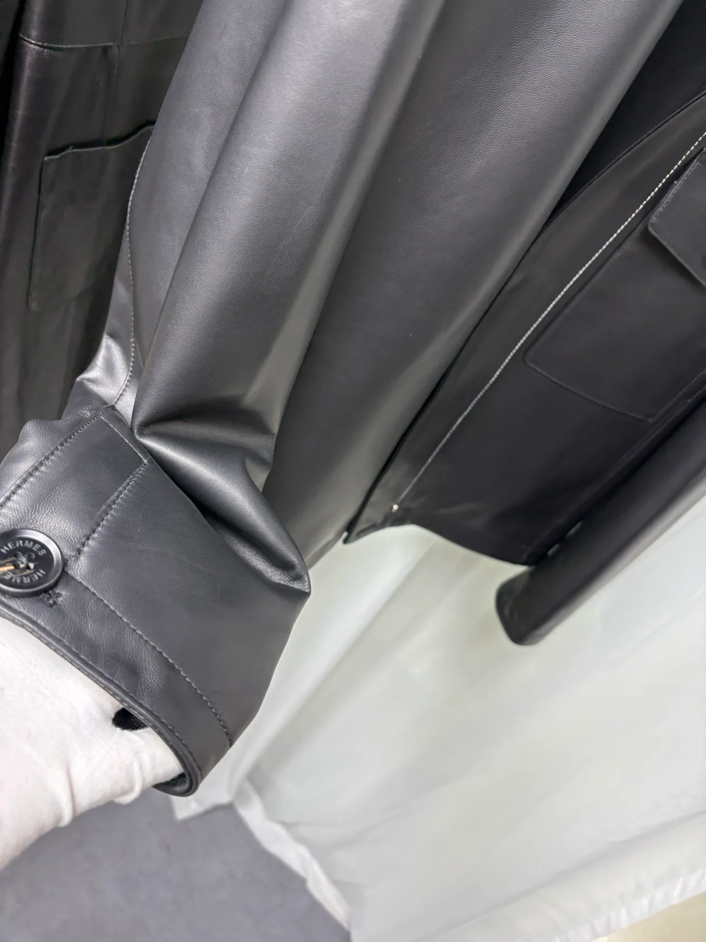 Men's Leather Jackets And Sheepskin Coats HERMES 17794352