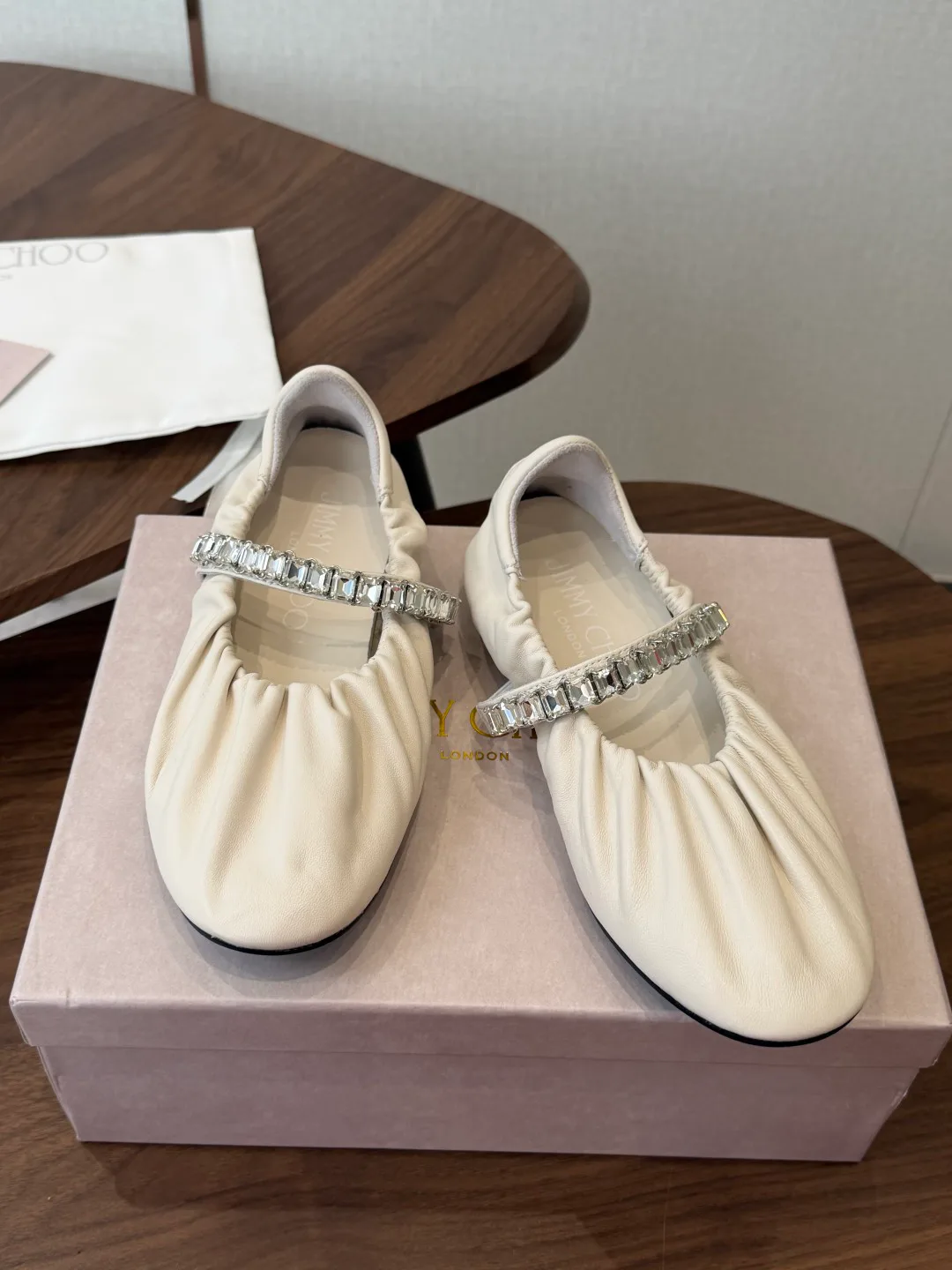 Women's Ballet Flats JIMMY CHOO 18258082