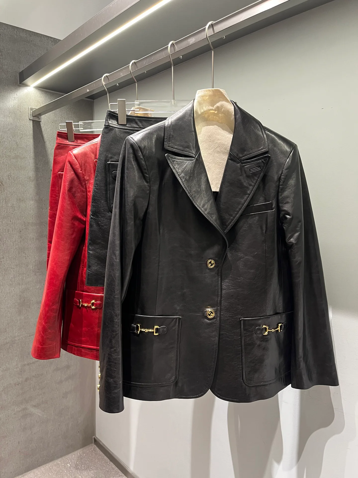 Women's Leather Jackets And Sheepskin Coats GUCCI 18064727