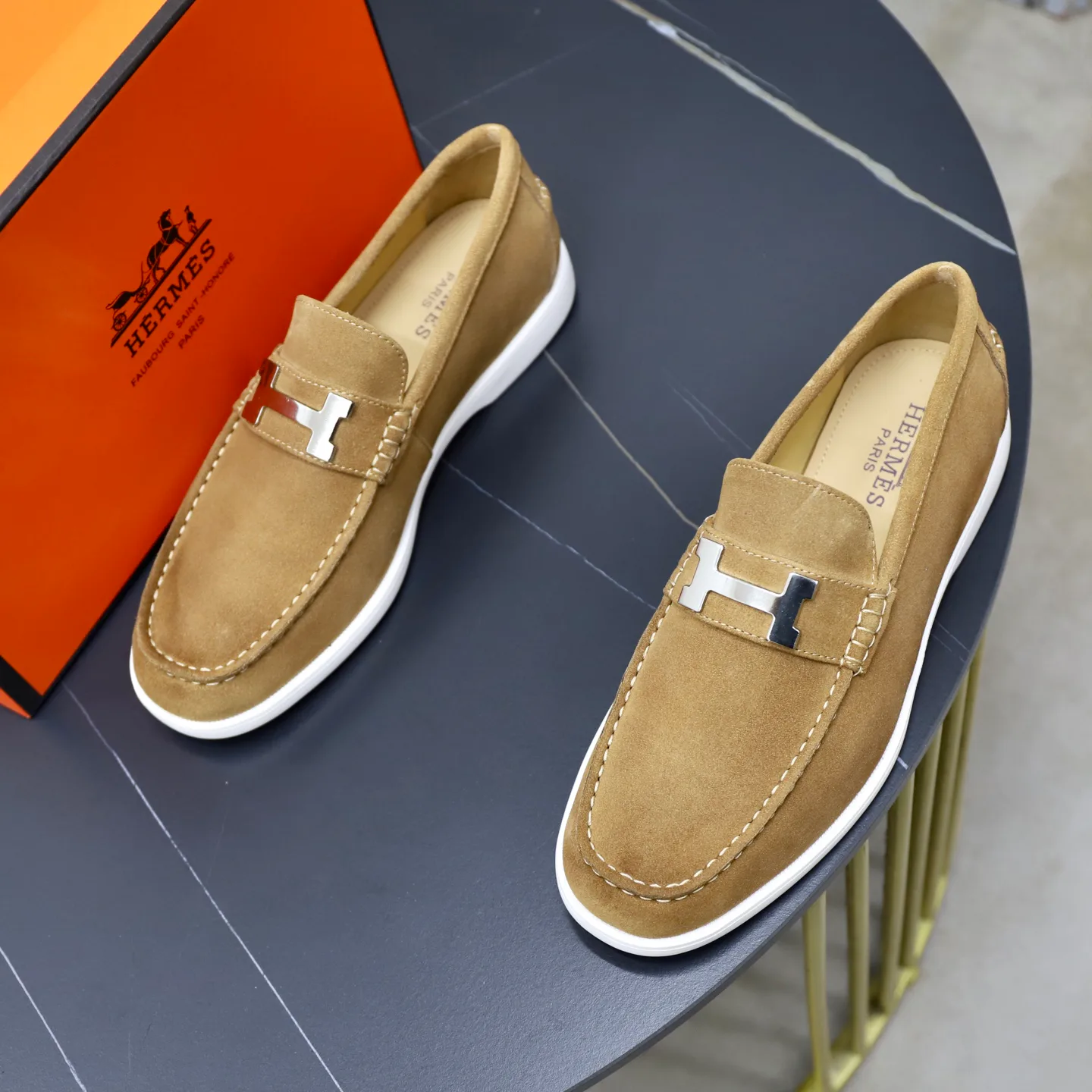 Men's Loafers And Dress Shoes HERMES 17911021