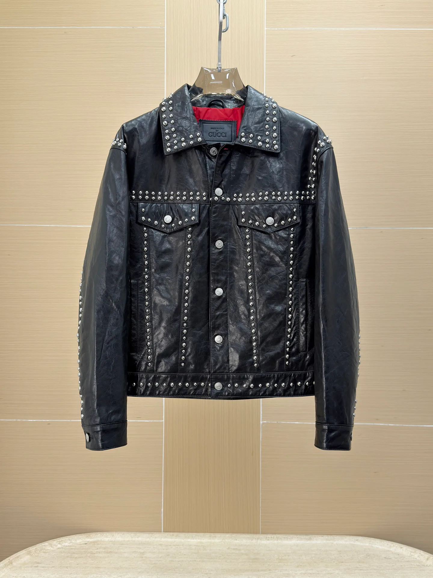 Men's Leather Jackets And Sheepskin Coats GUCCI 18399211