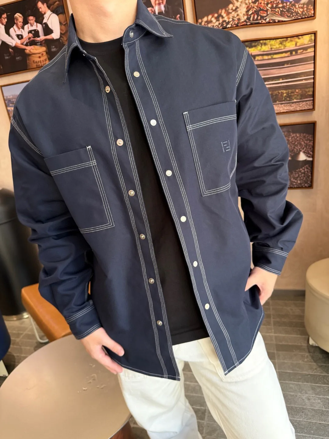 Men's Shirts FENDI 17527117