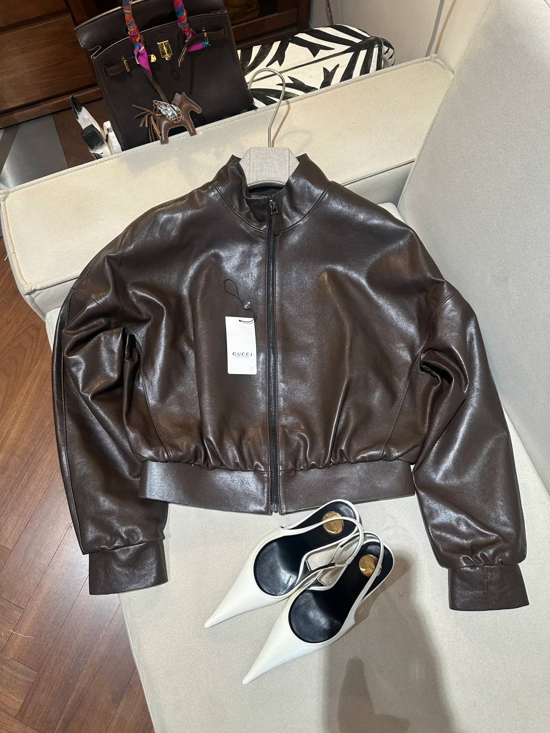 Women's Leather Jackets And Sheepskin Coats GUCCI 17214496
