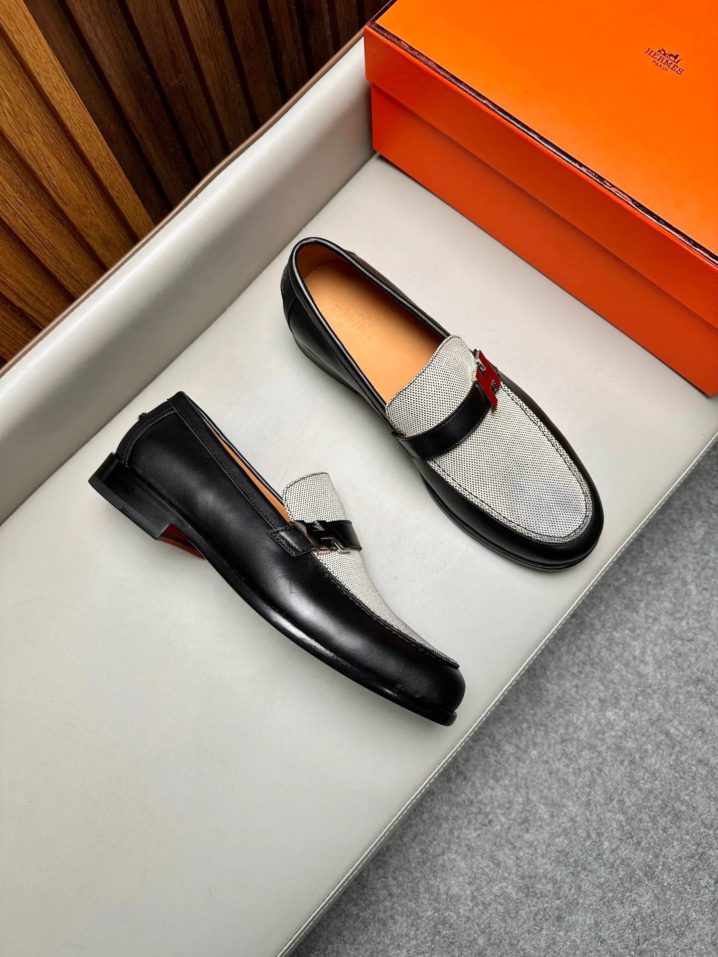 Men's Loafers And Dress Shoes HERMES 17470901