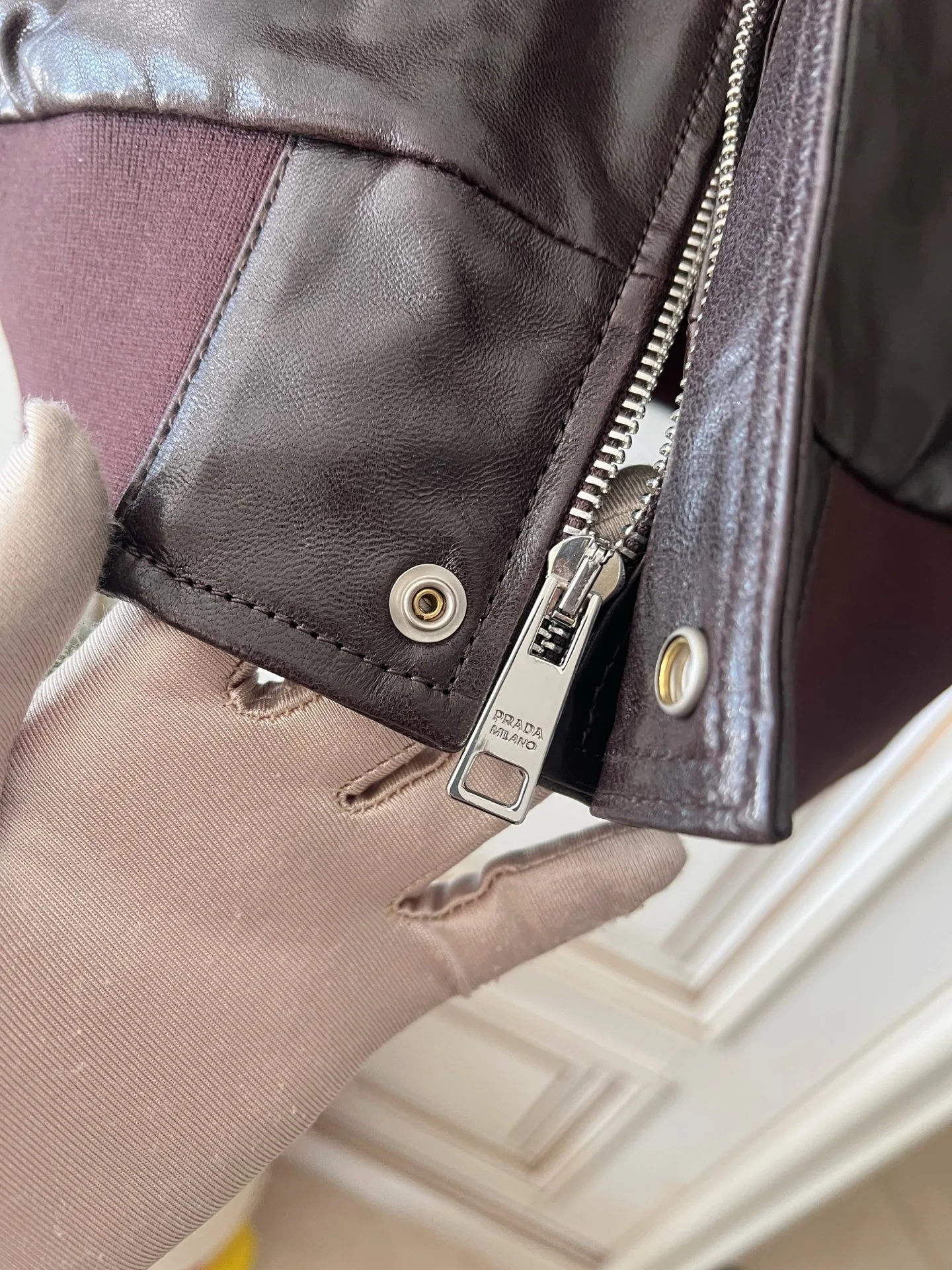 Women's Leather Jackets And Sheepskin Coats PRADA 18409020