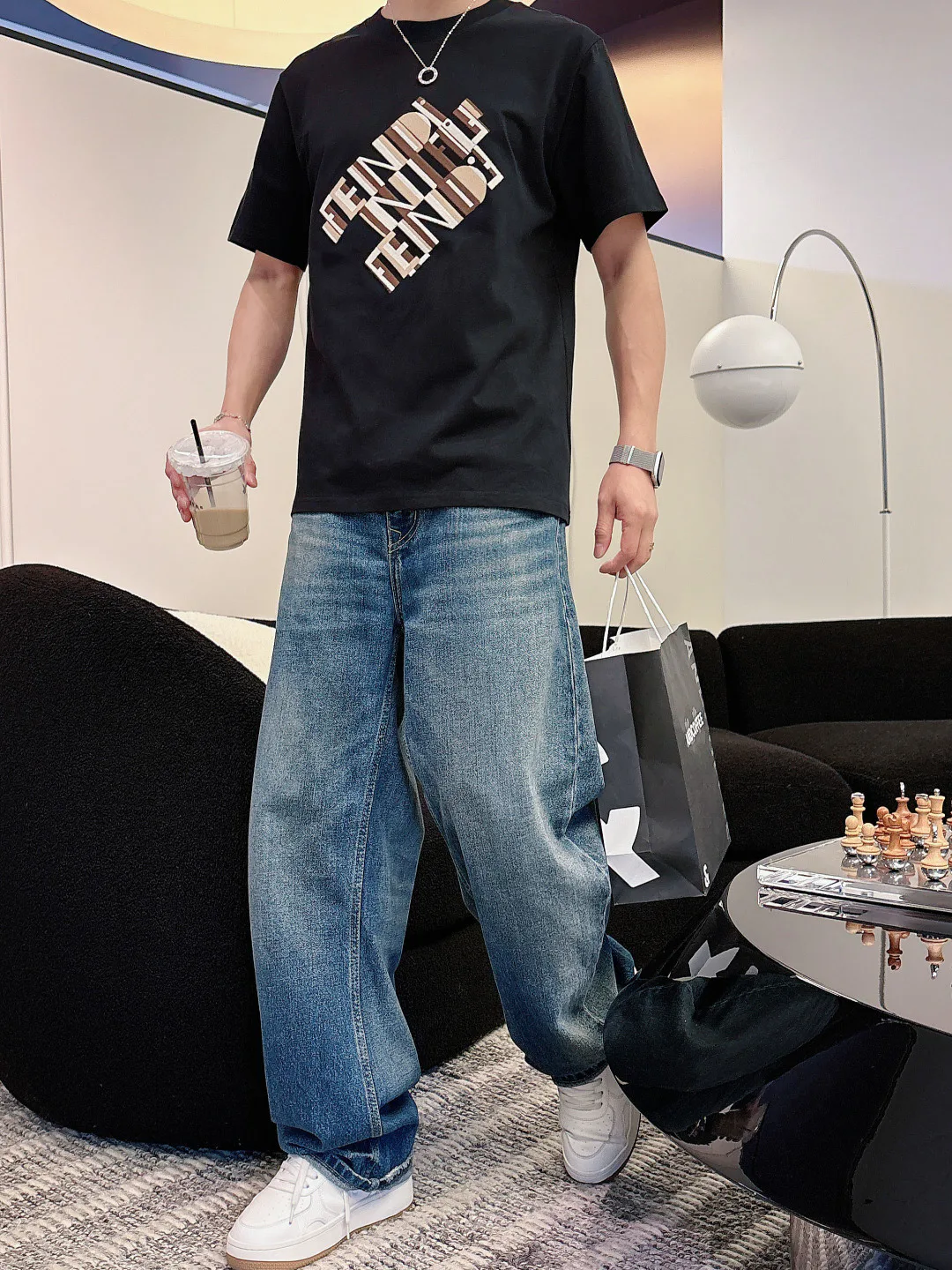 Men's T-Shirts FENDI 17348999