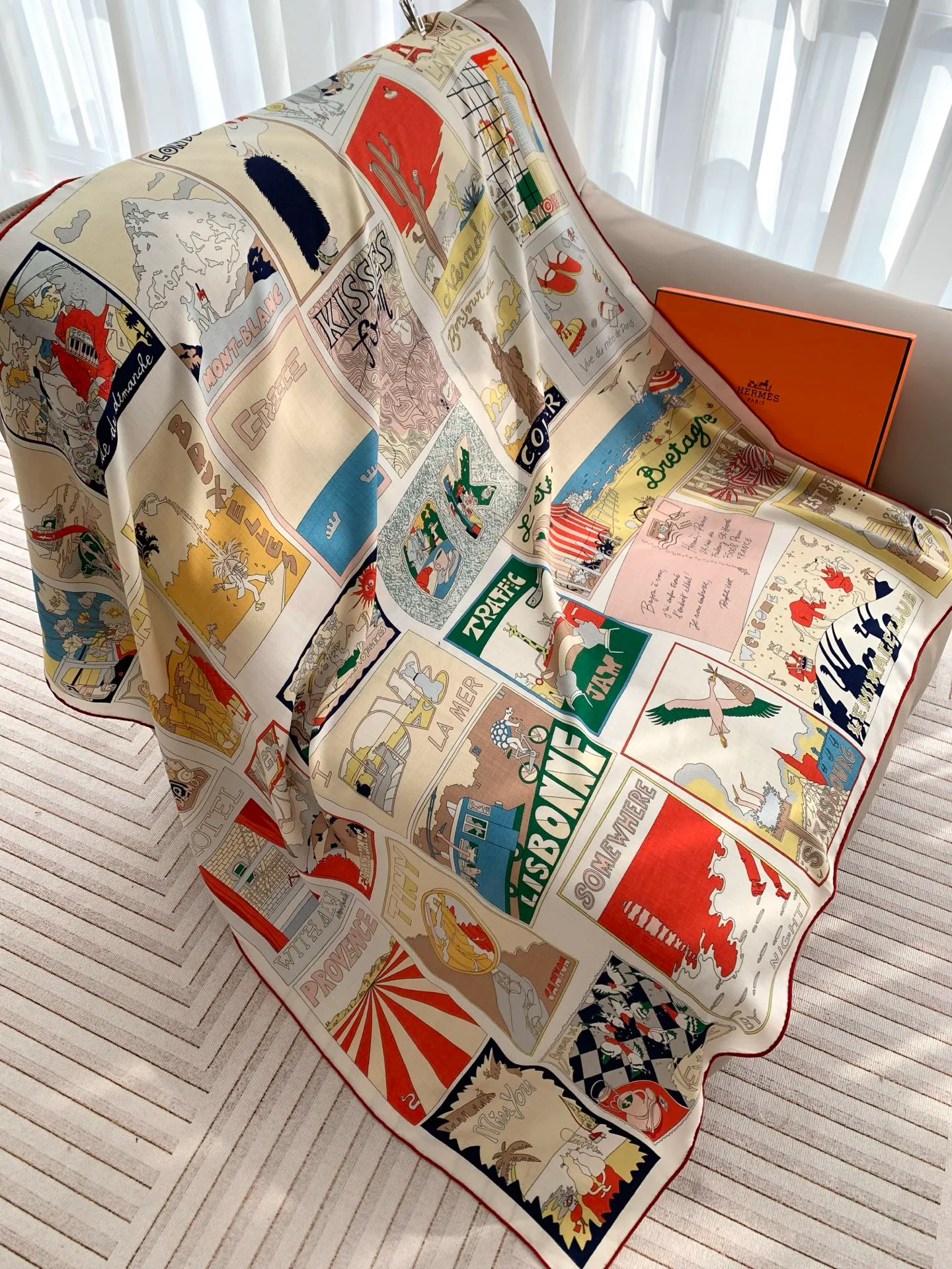 Silk Scarves HERMES 18374320