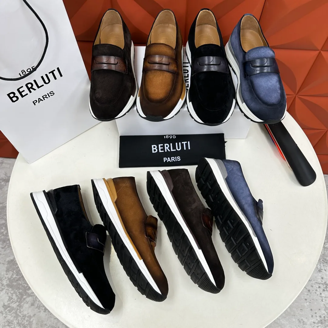 Men's Loafers And Dress Shoes BERLUTI 18000844