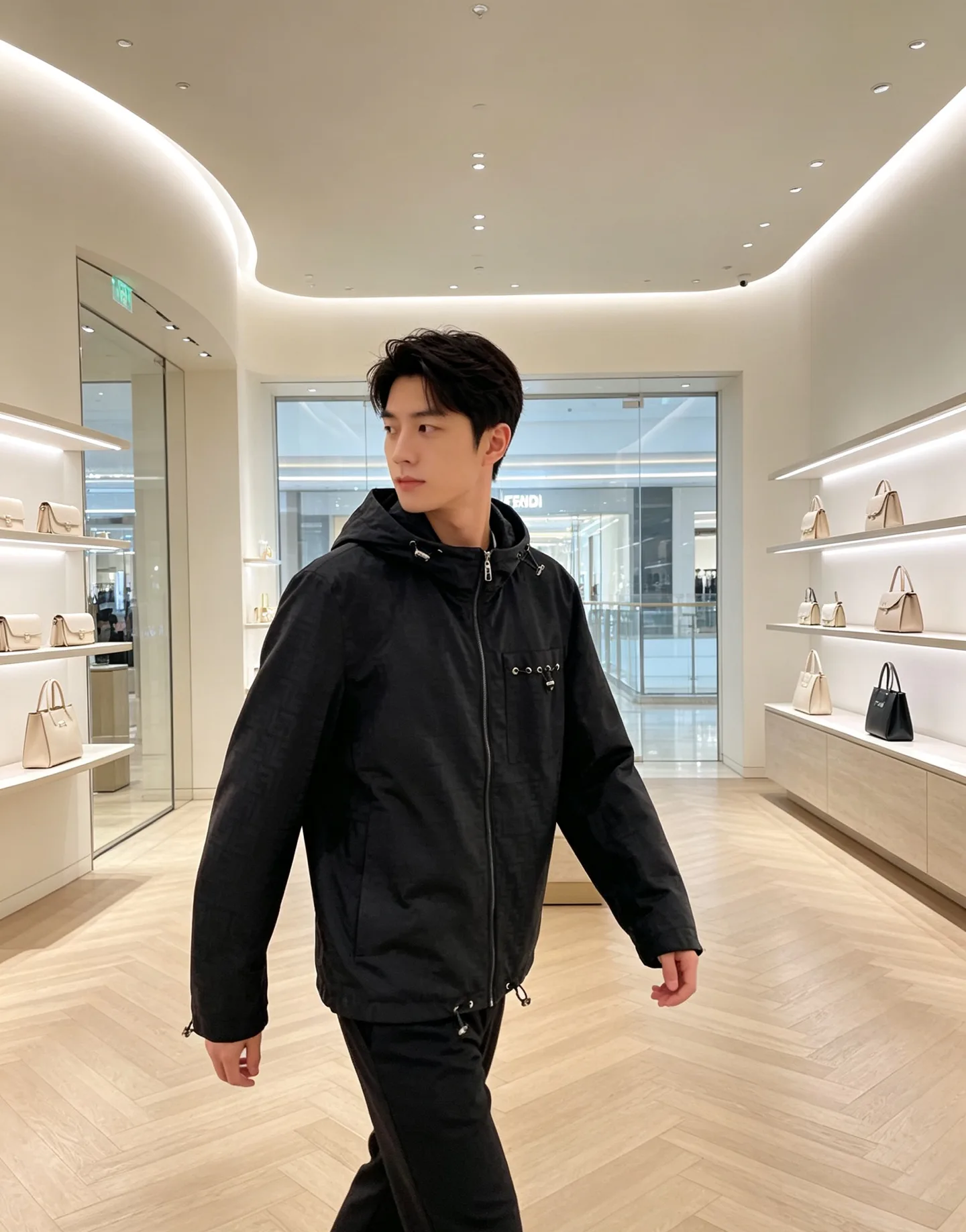 Куртки И Пуховики Мужские Fendi 18609357