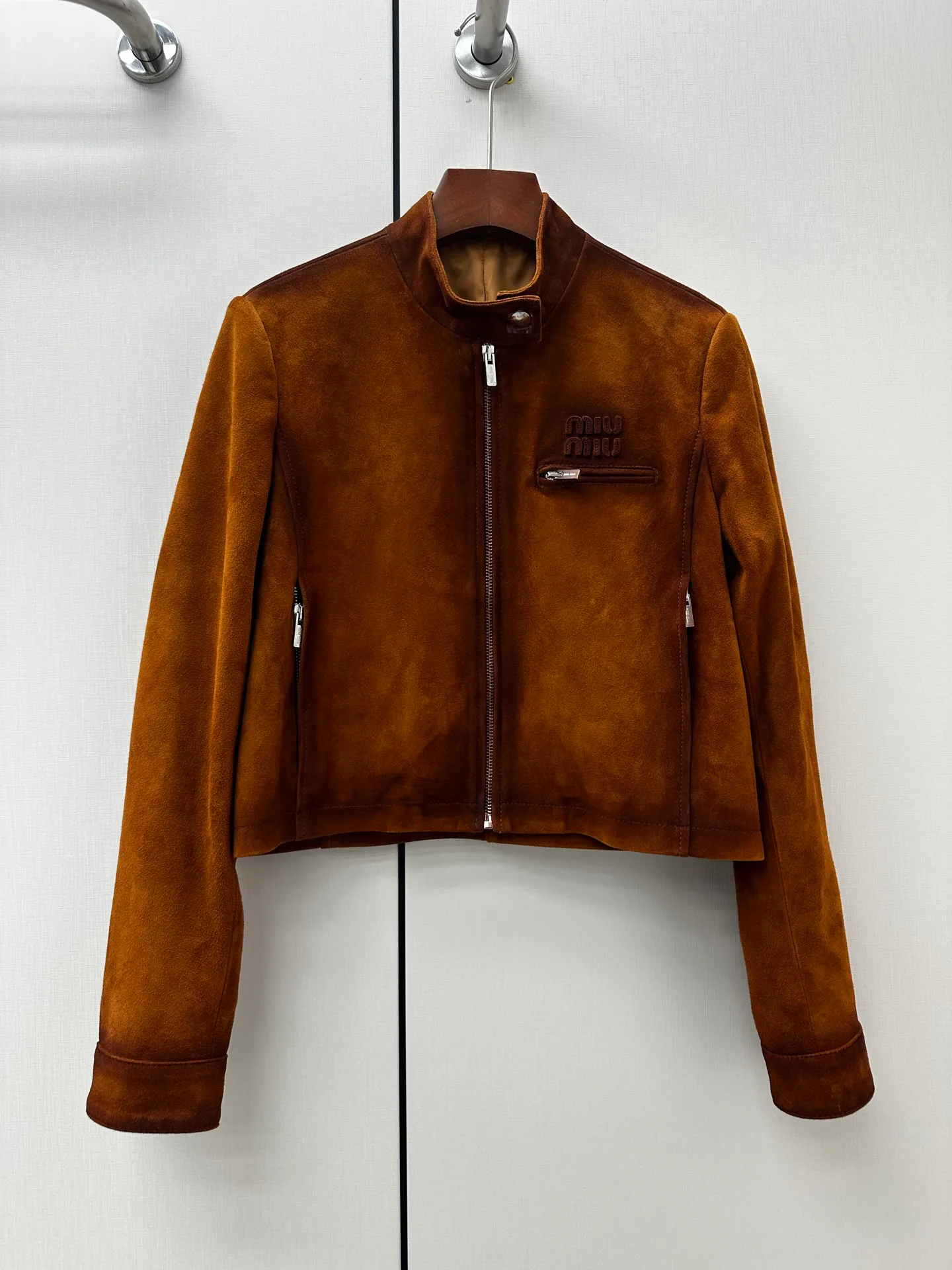 Women's Leather Jackets And Sheepskin Coats MIU MIU 17694523