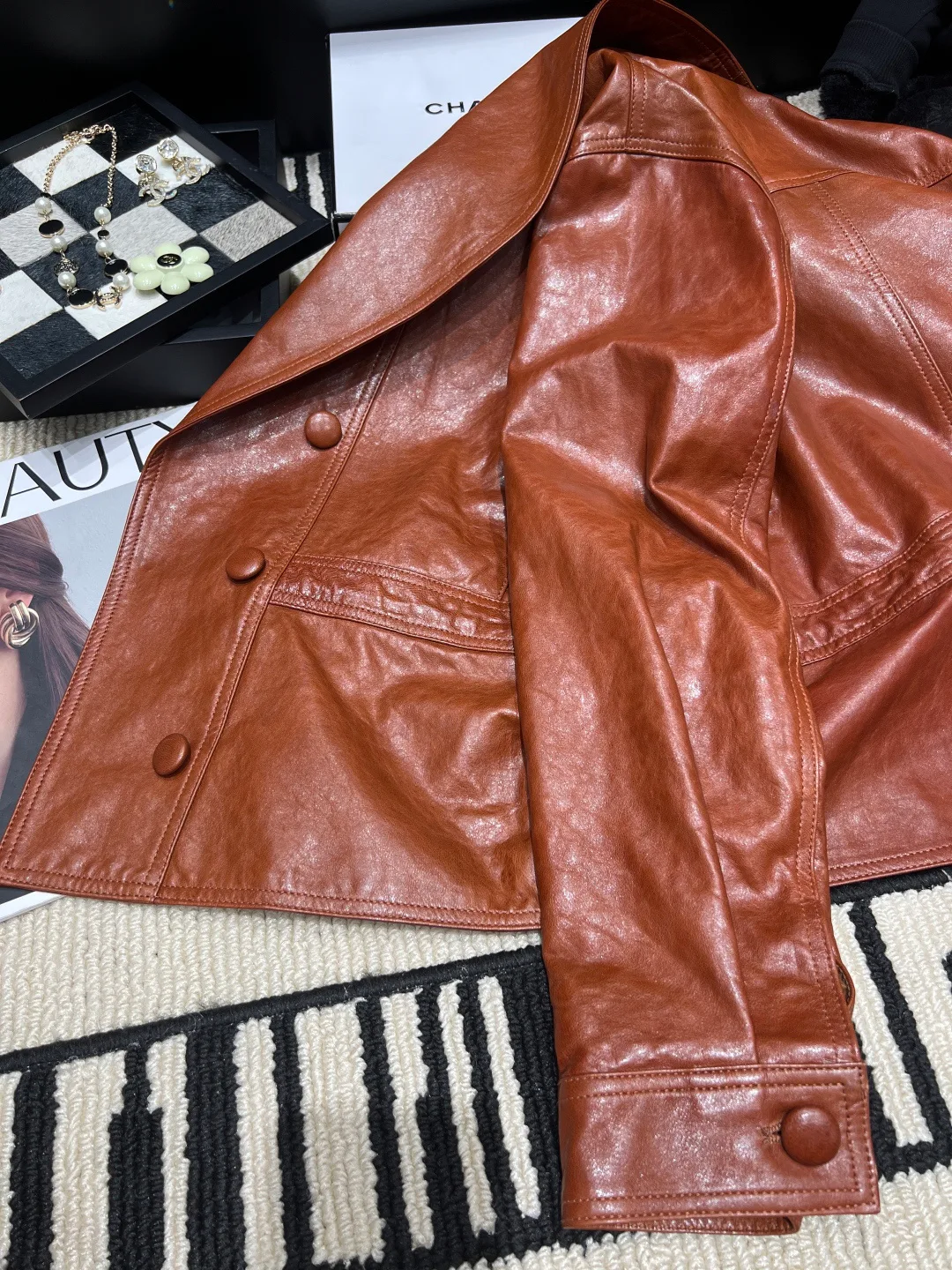 Women's Leather Jackets And Sheepskin Coats CHANEL 18138526