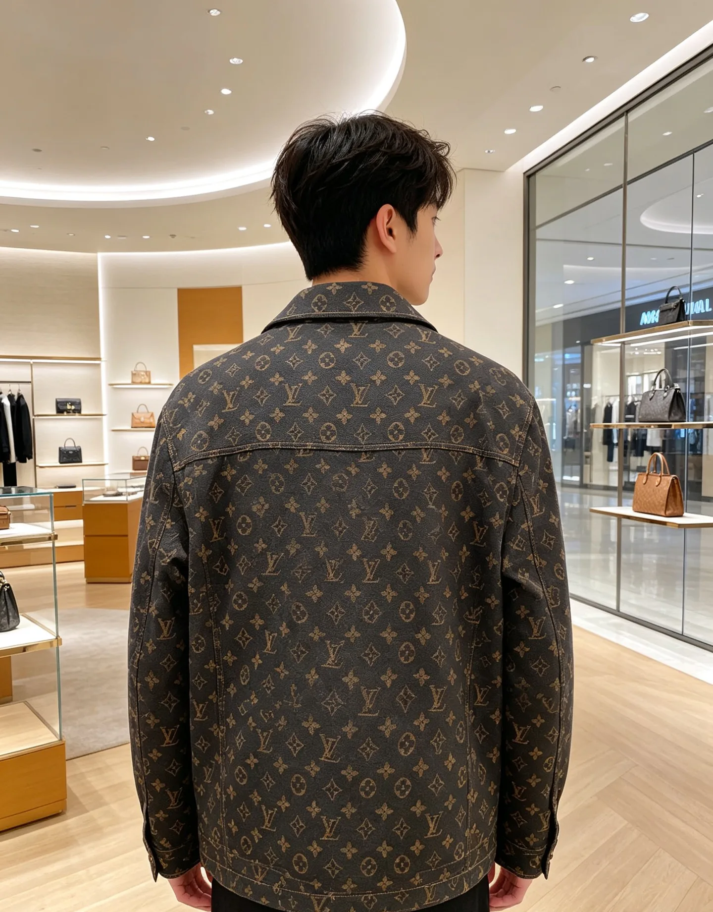 Куртки И Пуховики Мужские Louis Vuitton 18609374