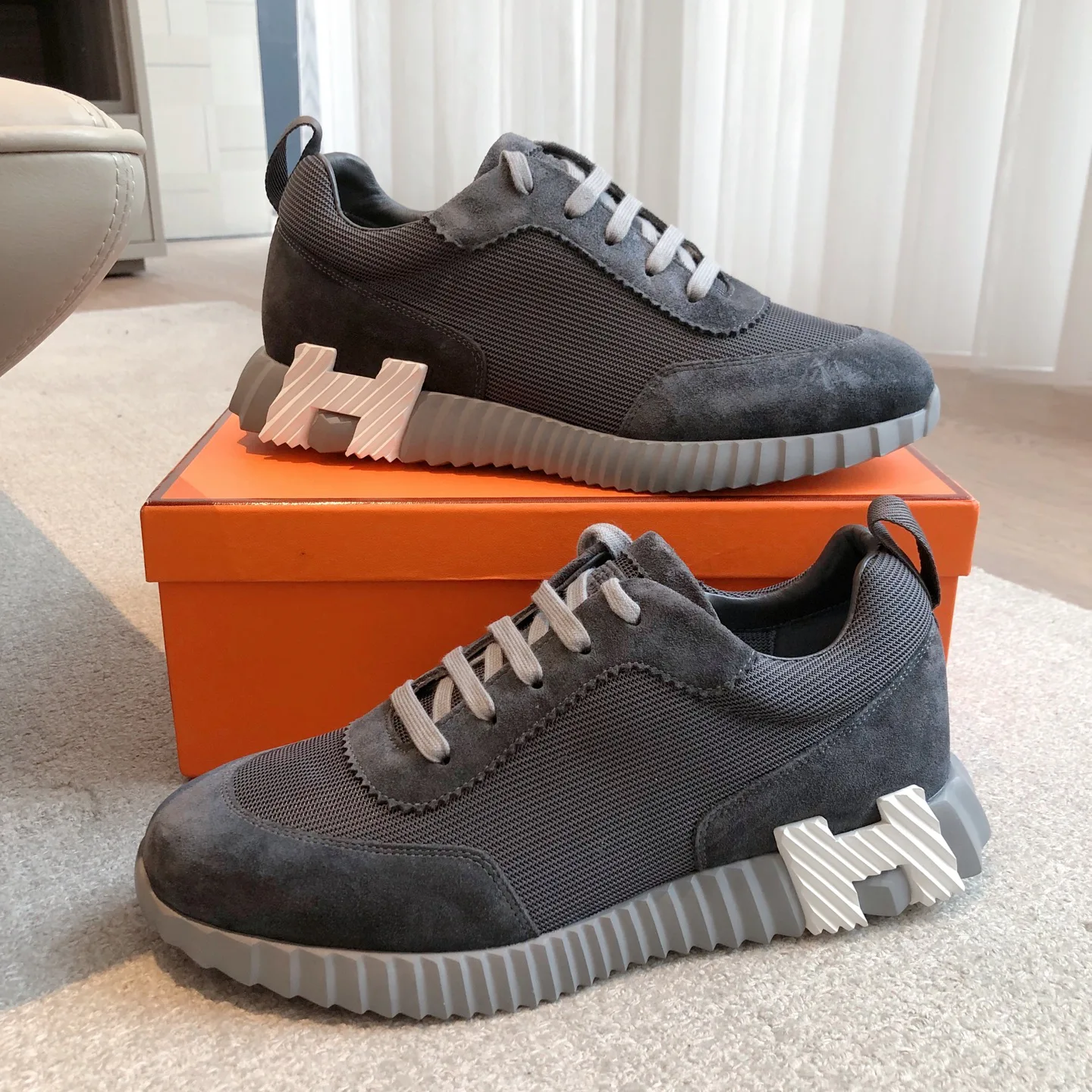 Men's Sneakers HERMES 17763679