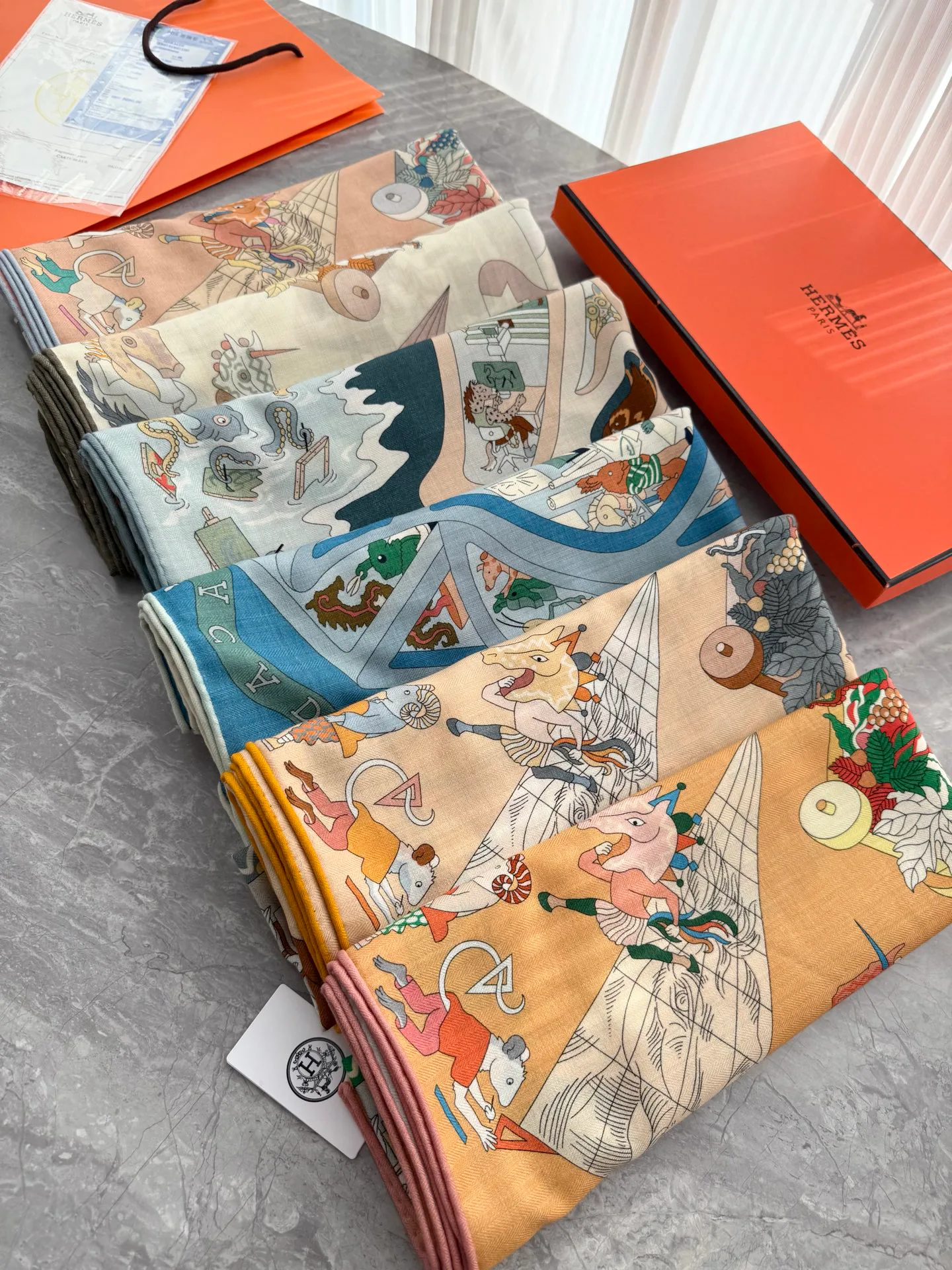Silk Scarves HERMES 18476658
