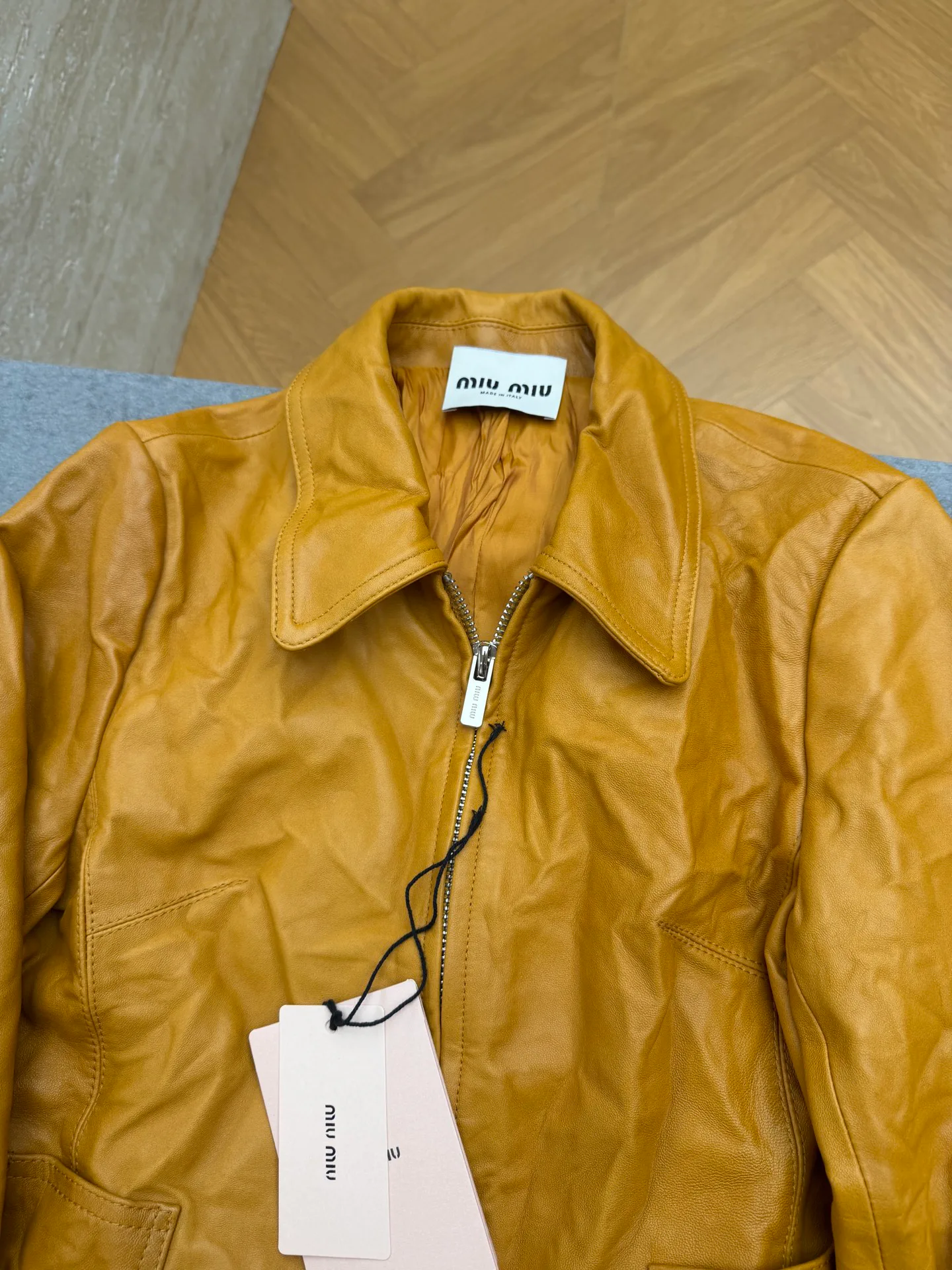 Women's Leather Jackets And Sheepskin Coats MIU MIU 17998803