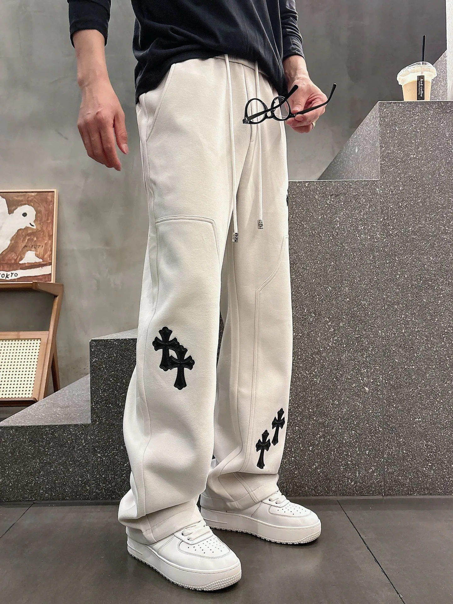 Брюки Мужские Chrome Hearts 18596833