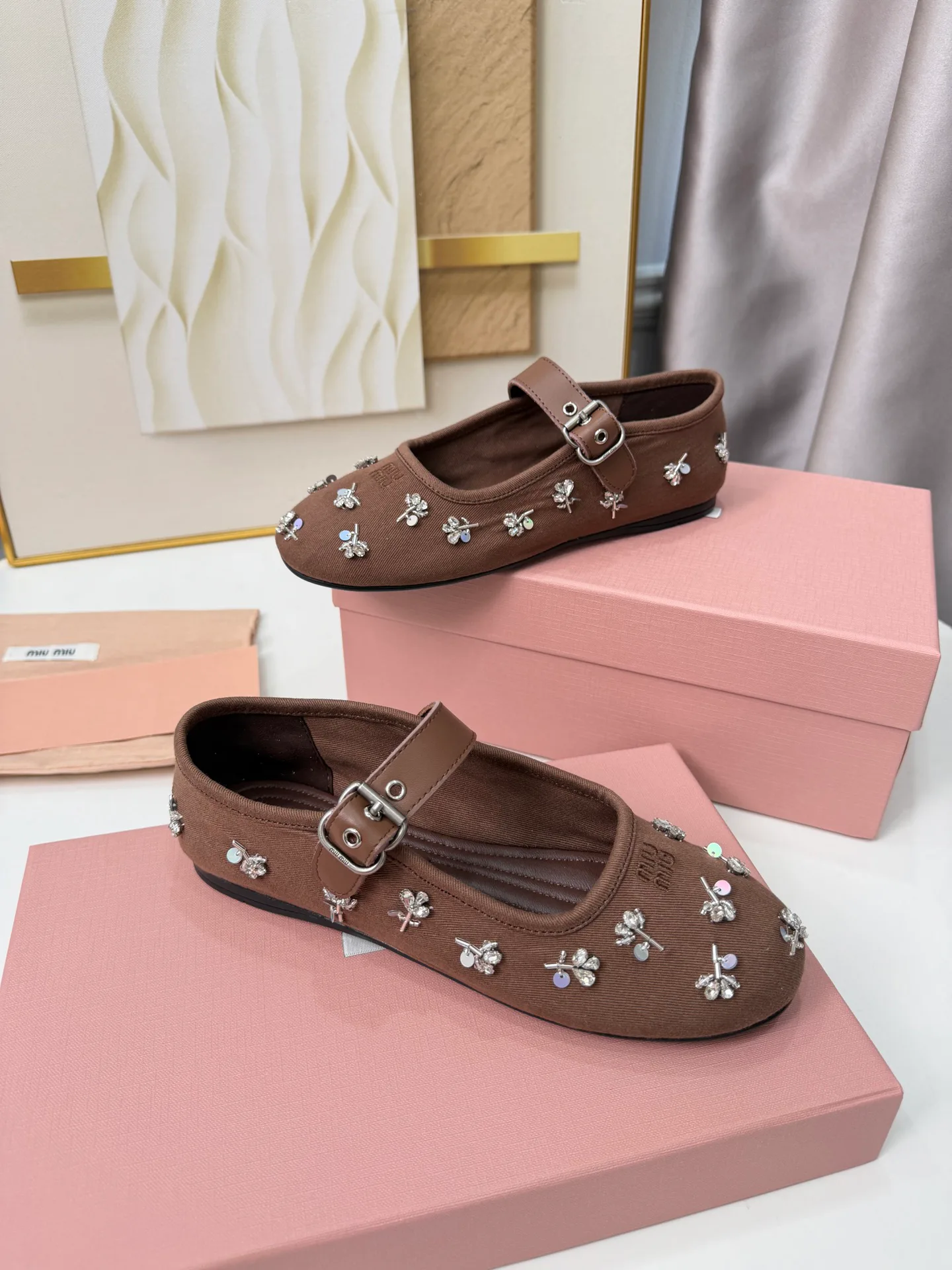 Women's Ballet Flats MIU MIU 17835686