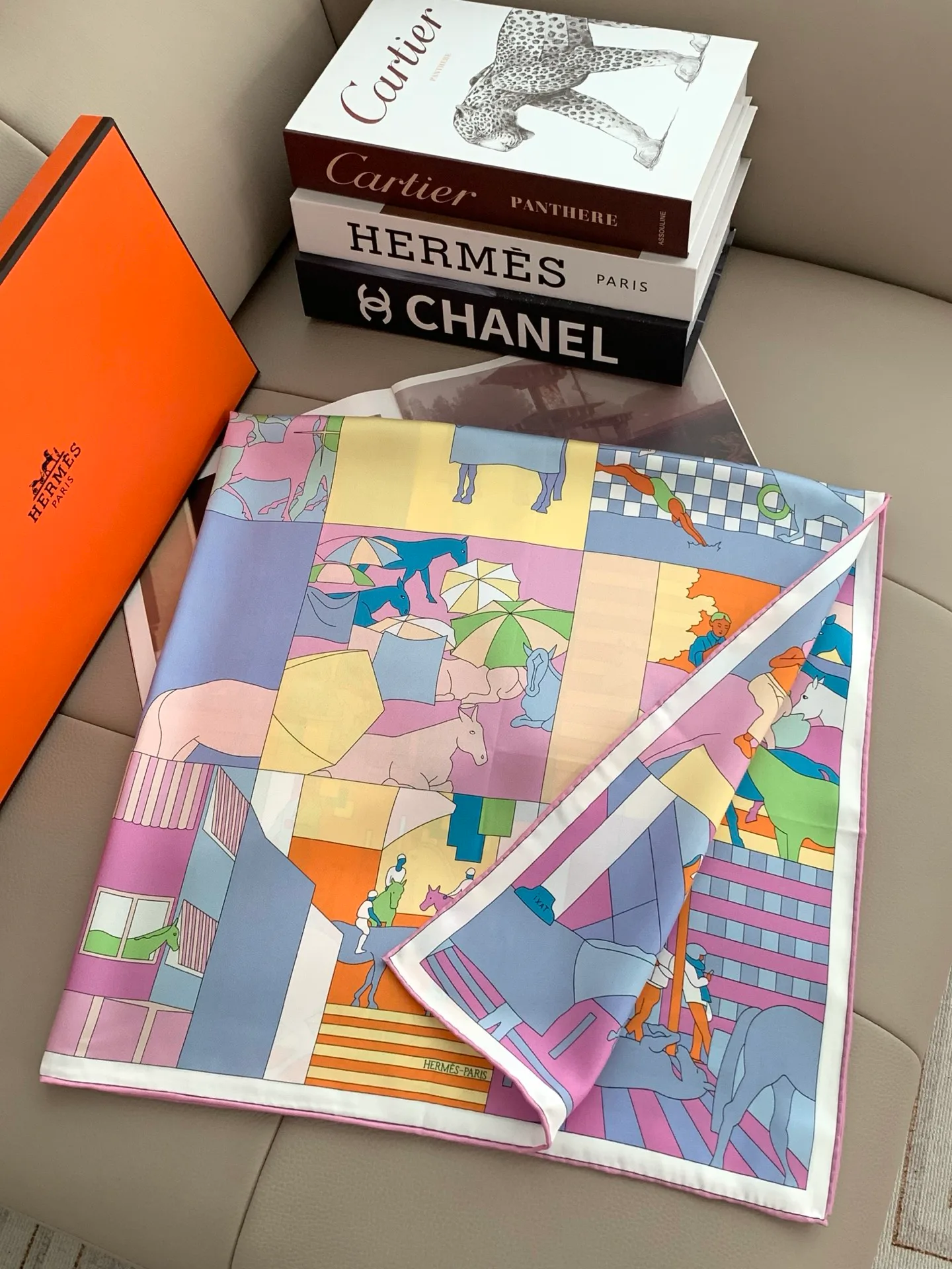 Silk Scarves HERMES 18003186