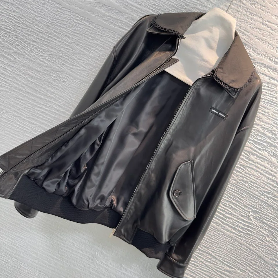 Women's Leather Jackets And Sheepskin Coats MIU MIU 17733443