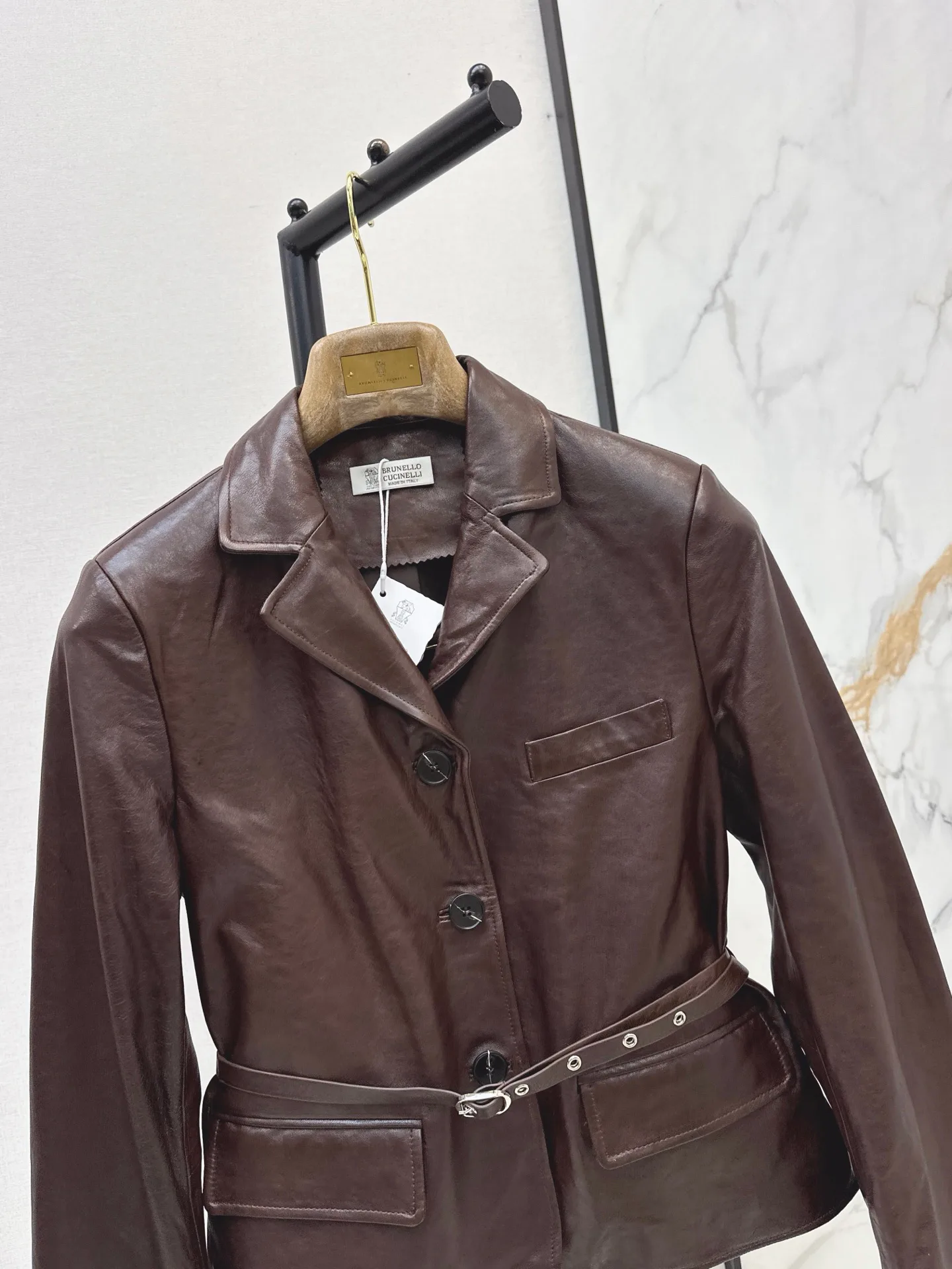 Women's Leather Jackets And Sheepskin Coats BRUNELLO CUCINELLI 18407933